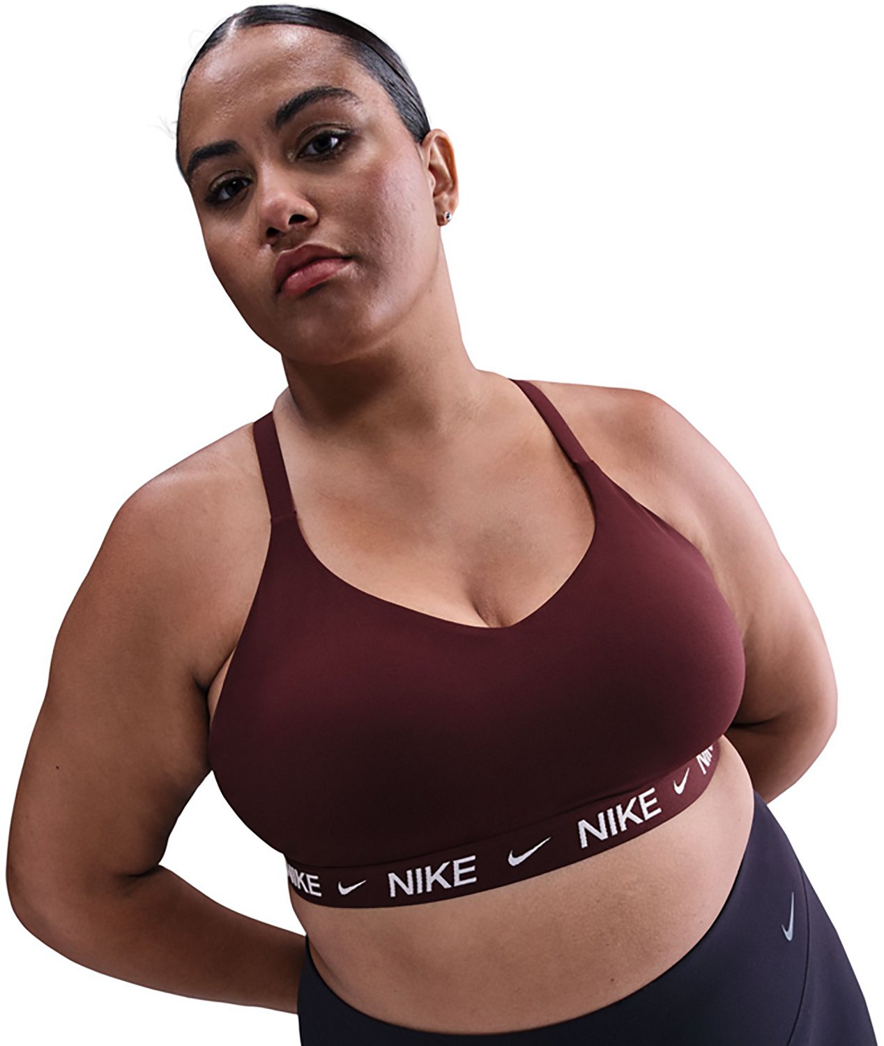 Nike Women's Dri-FIT Indy Low Support Plus Size Sports Bra - view number 3