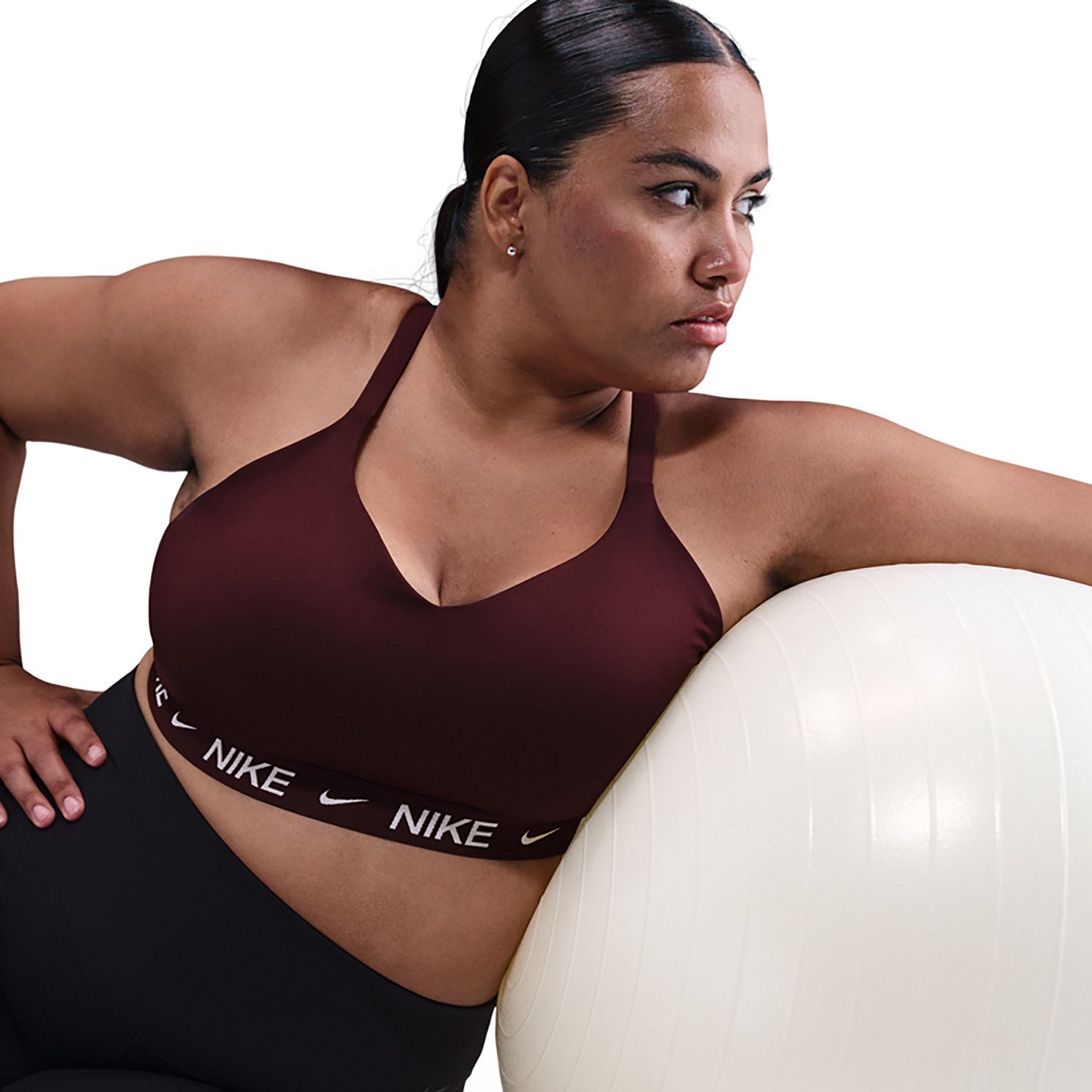 Nike Women's Dri-FIT Indy Low Support Plus Size Sports Bra - view number 5