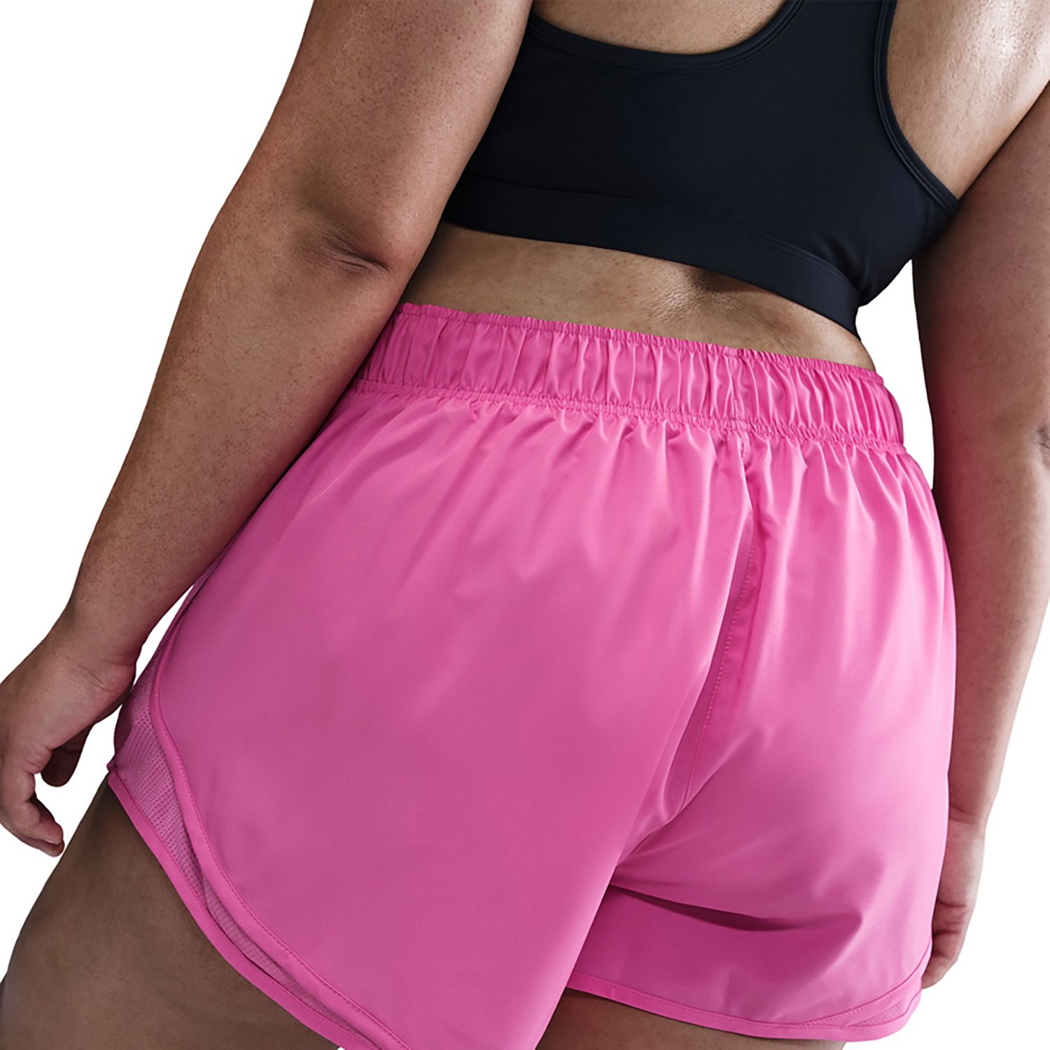 Nike Women's Tempo Dri-FIT Mid Rise Plus Size Running Shorts 3 in - view number 4