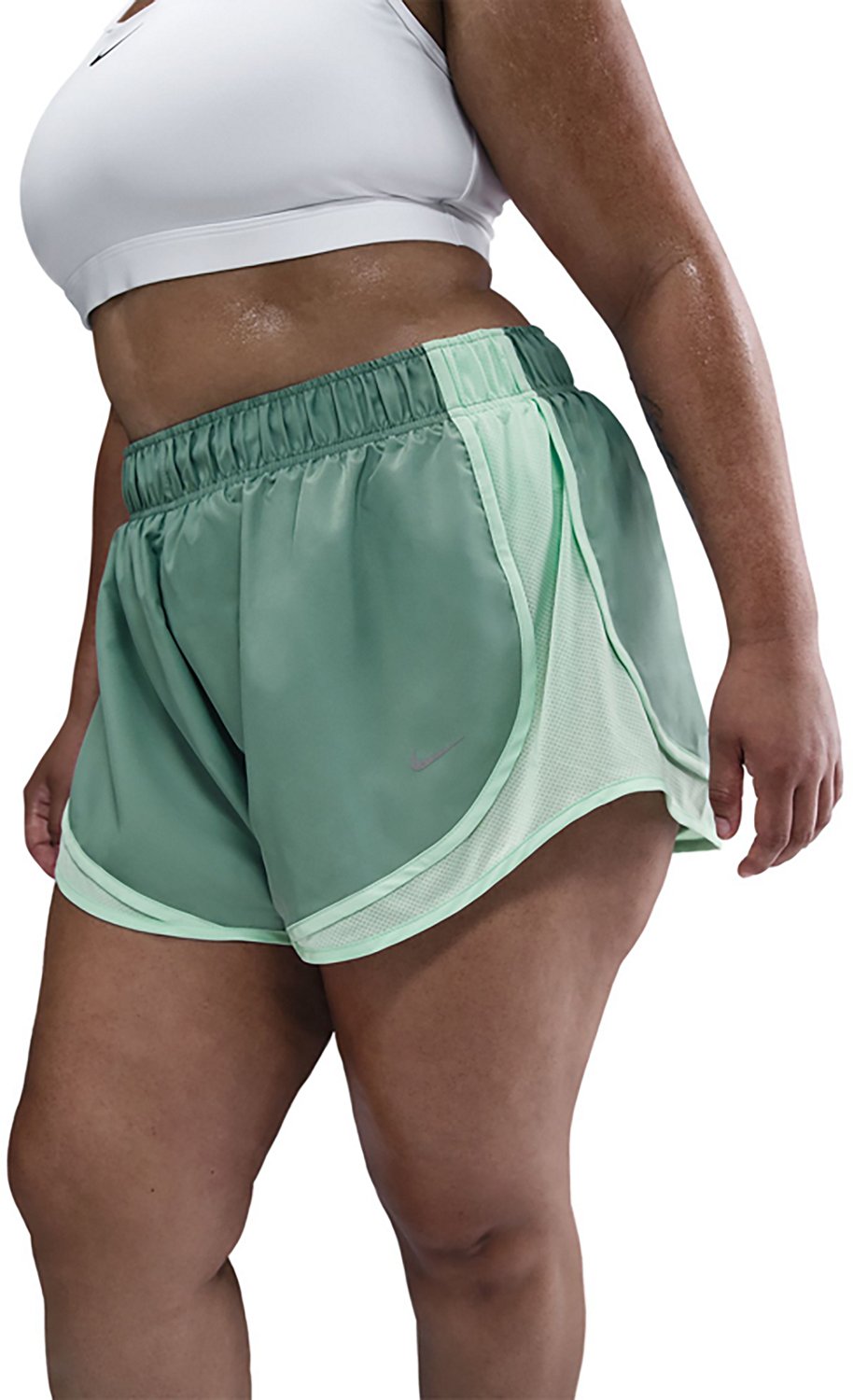 Nike Women's Tempo Dri-FIT Mid Rise Plus Size Running Shorts 3 in - view number 3