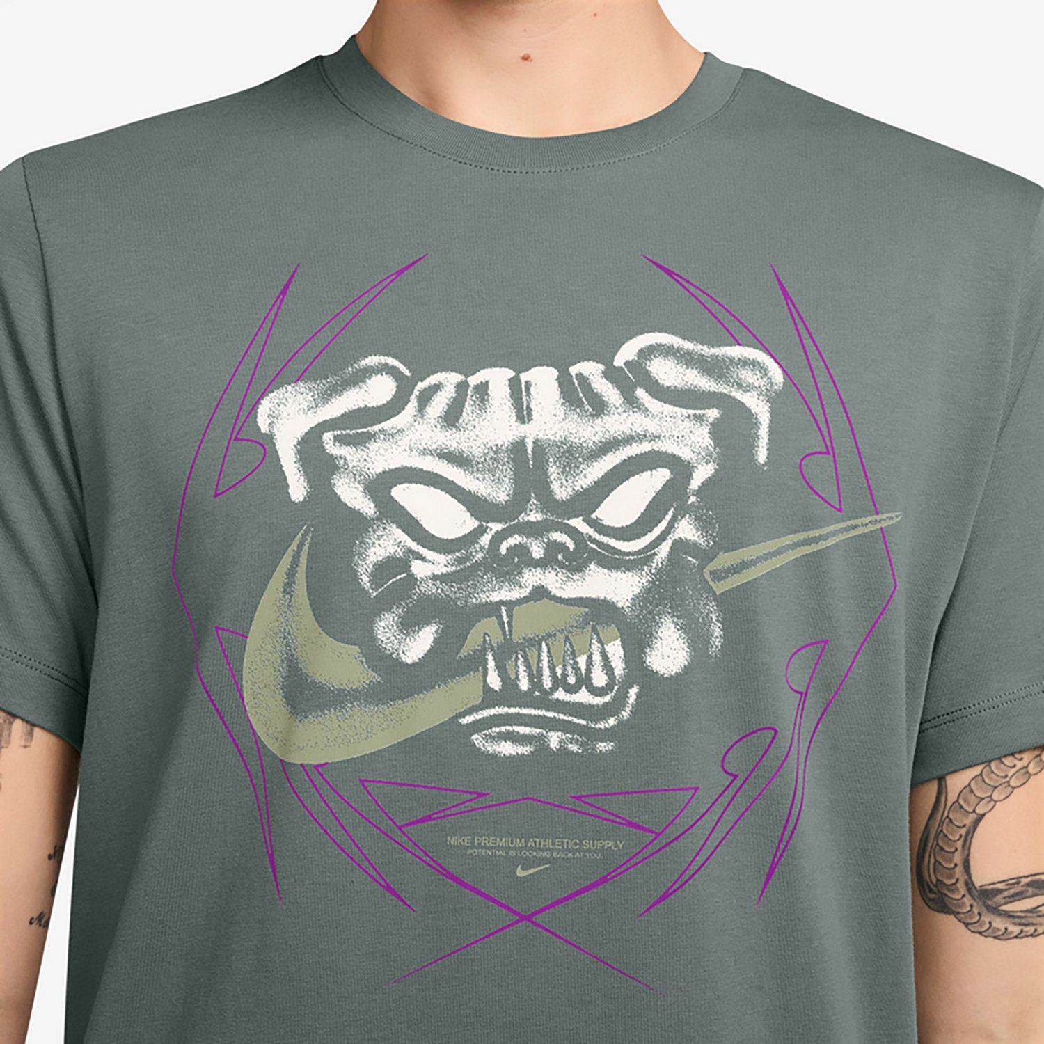 Nike Men's Modern Fitness Graphic T-shirt - view number 3