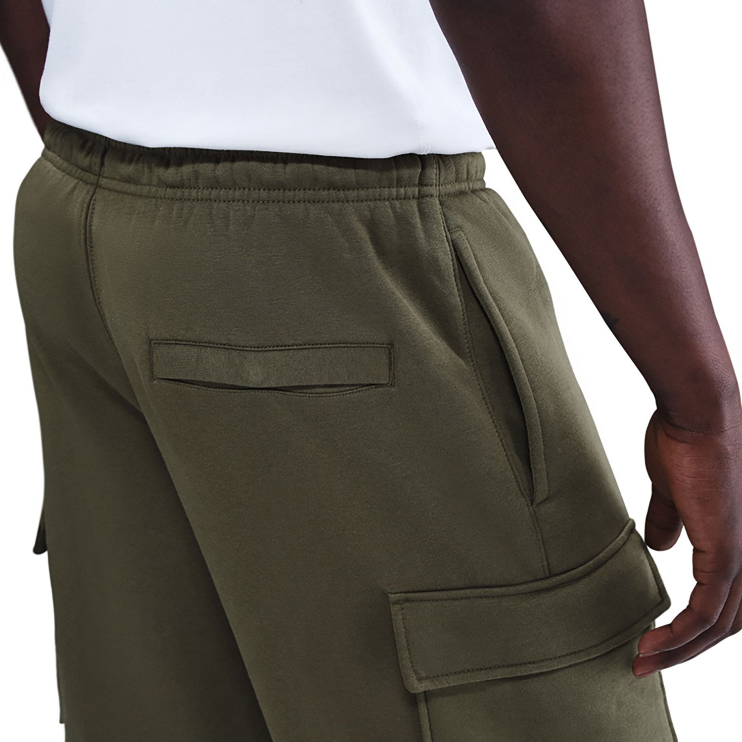 Nike Men's Club Men's Brushed Fleece Cargo Shorts 9.5 in - view number 2