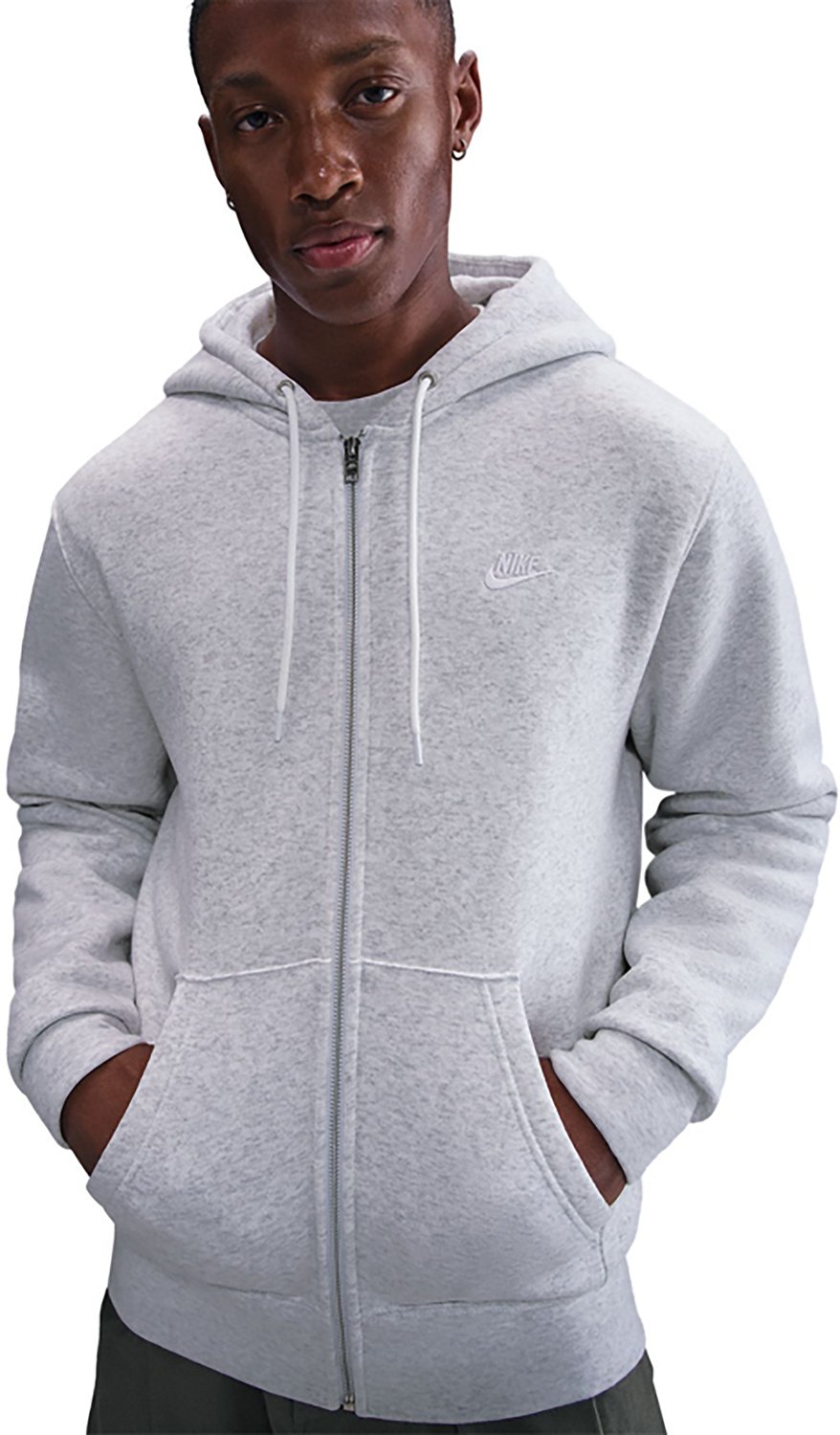 Nike Men's Club Full Zip Fleece Hoodie - view number 3