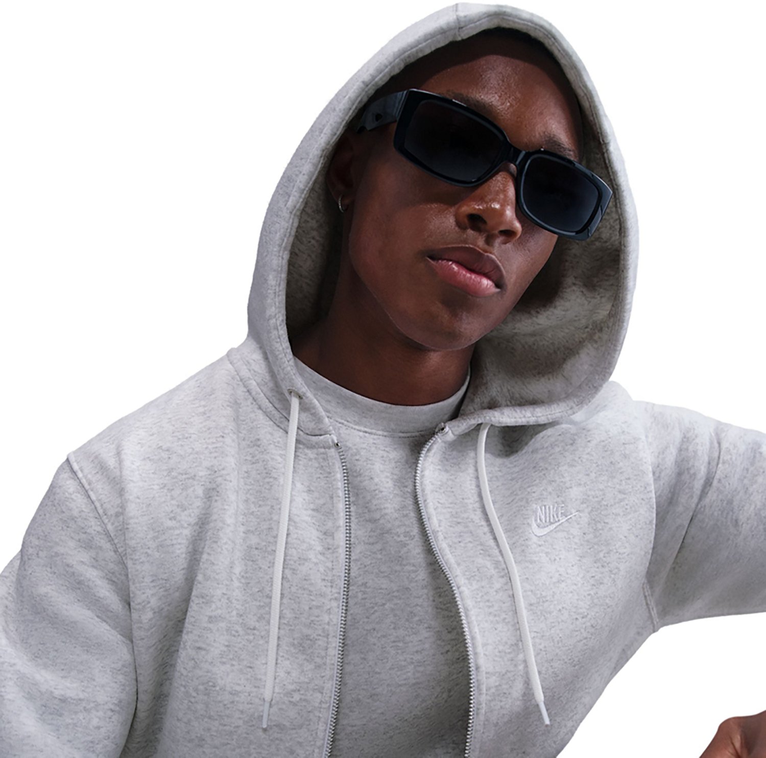 Nike Men's Club Full Zip Fleece Hoodie - view number 5