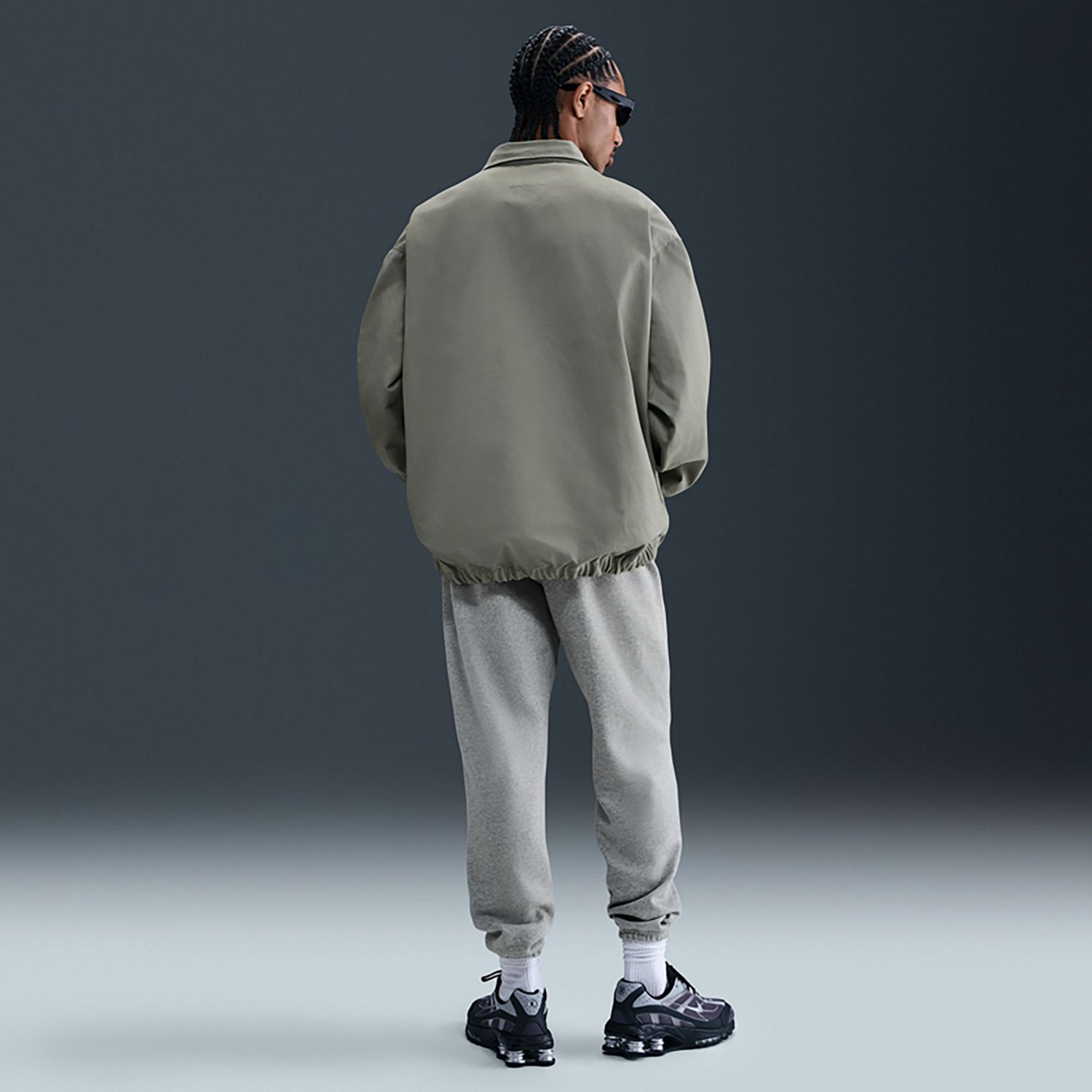 Nike Men's Club Cuffed Brushed Fleece Sweatpants - view number 5