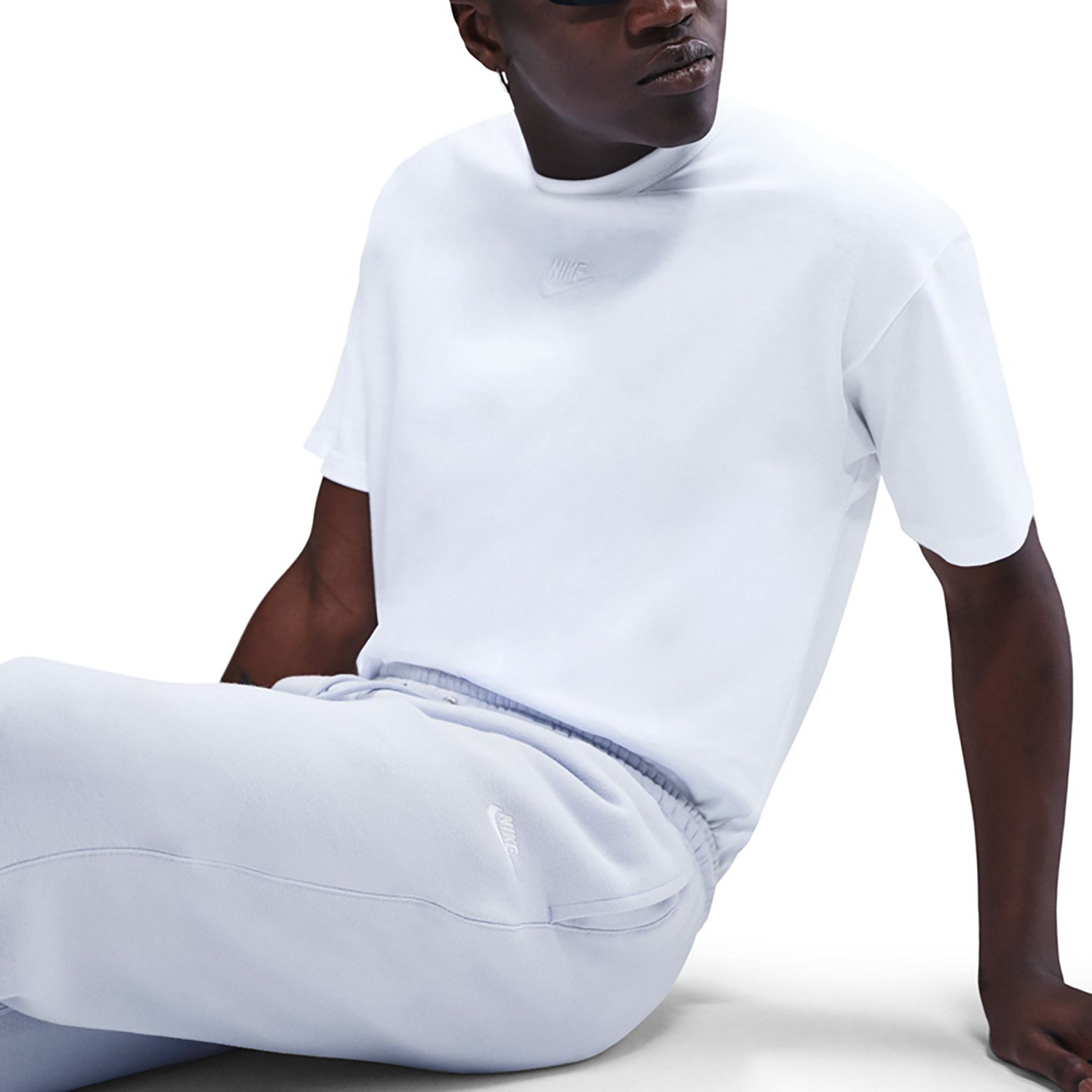 Nike Men's Club Cuffed Brushed Fleece Sweatpants - view number 3