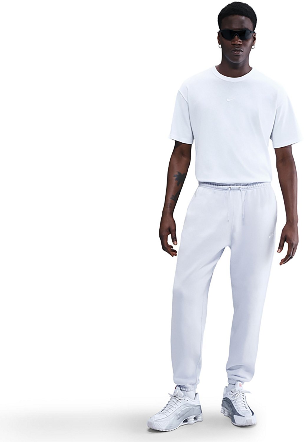 Nike Men's Club Cuffed Brushed Fleece Sweatpants - view number 4