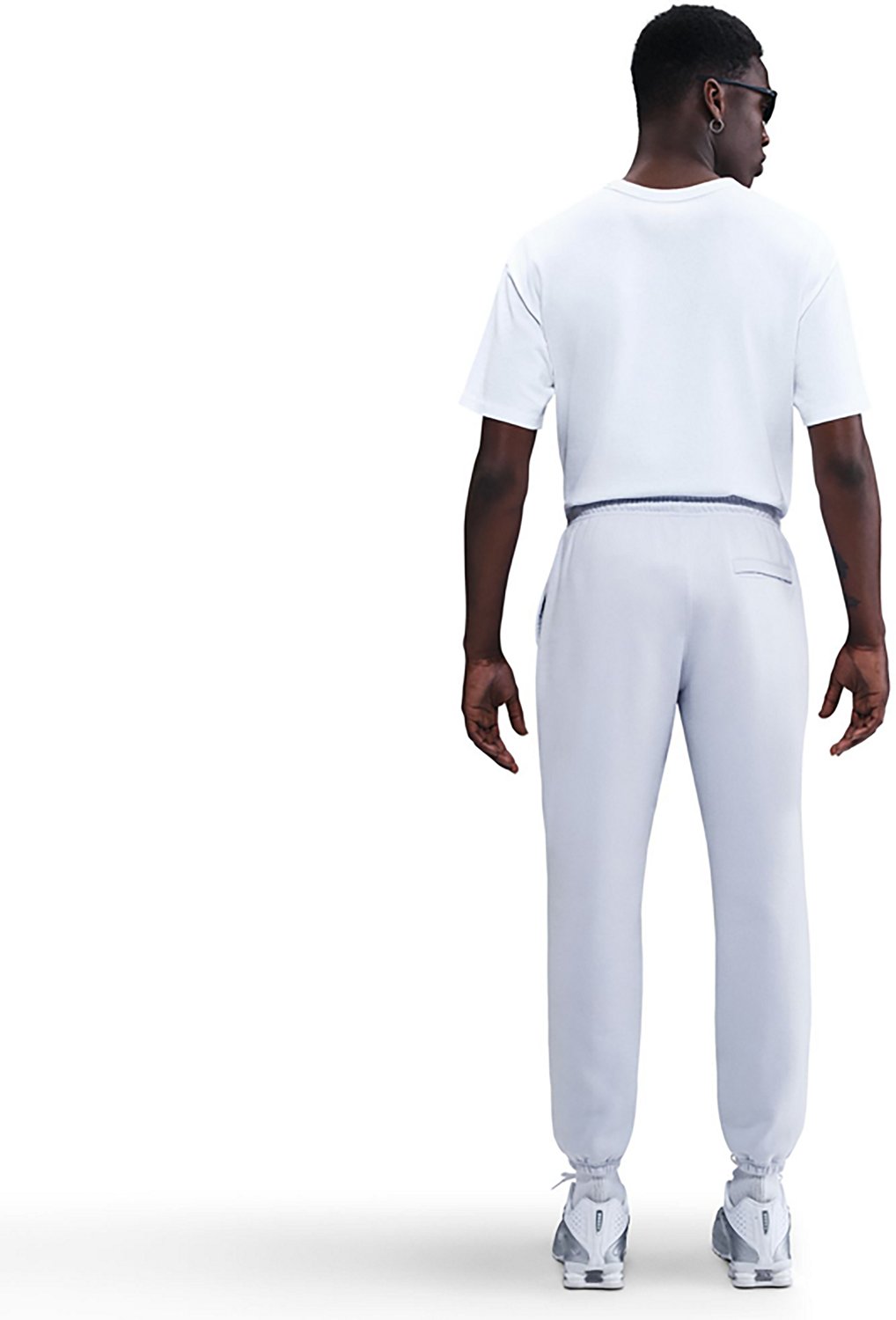 Nike Men's Club Cuffed Brushed Fleece Sweatpants - view number 5