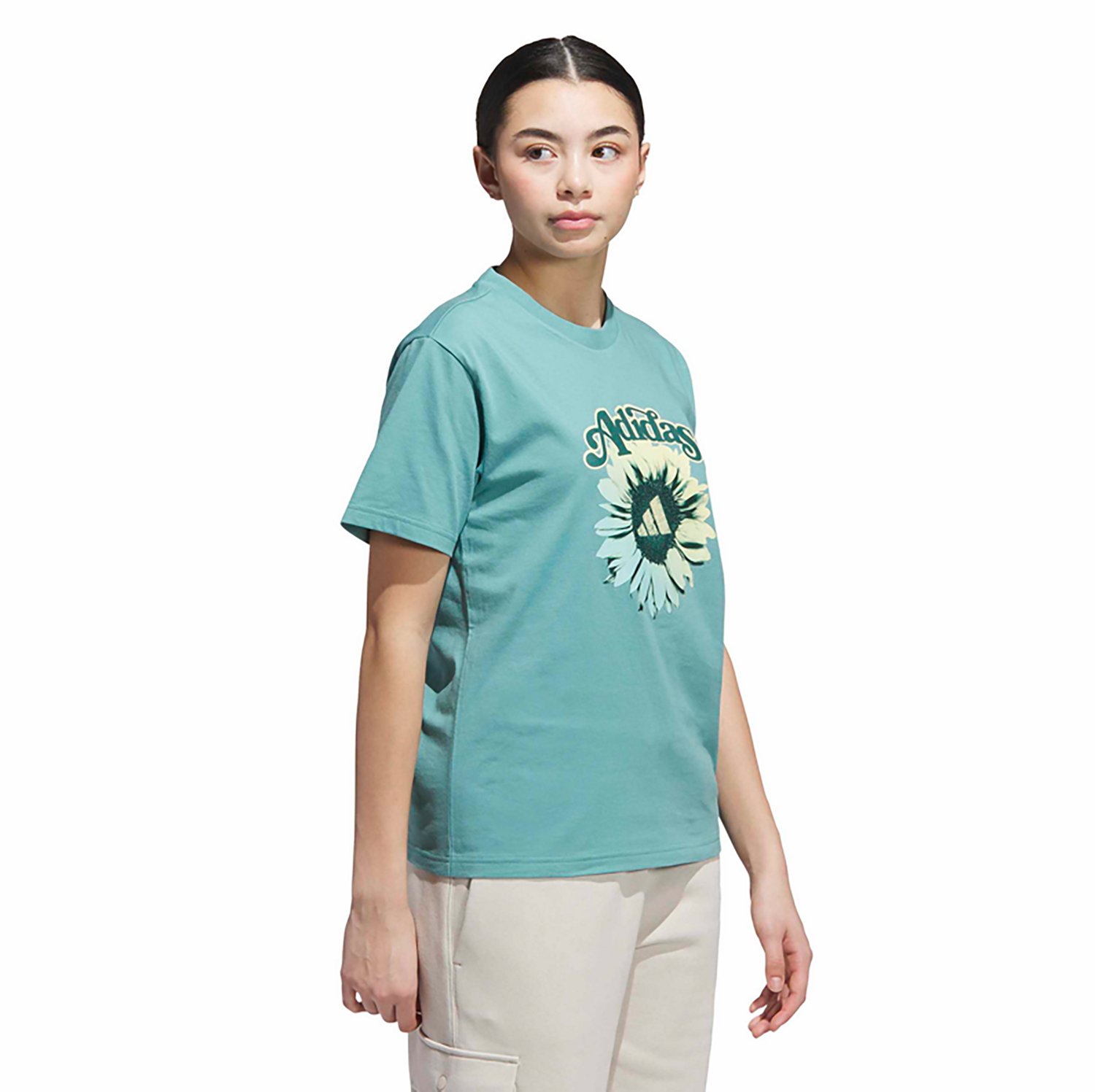 adidas Women's Floral Graphic T-shirt - view number 3