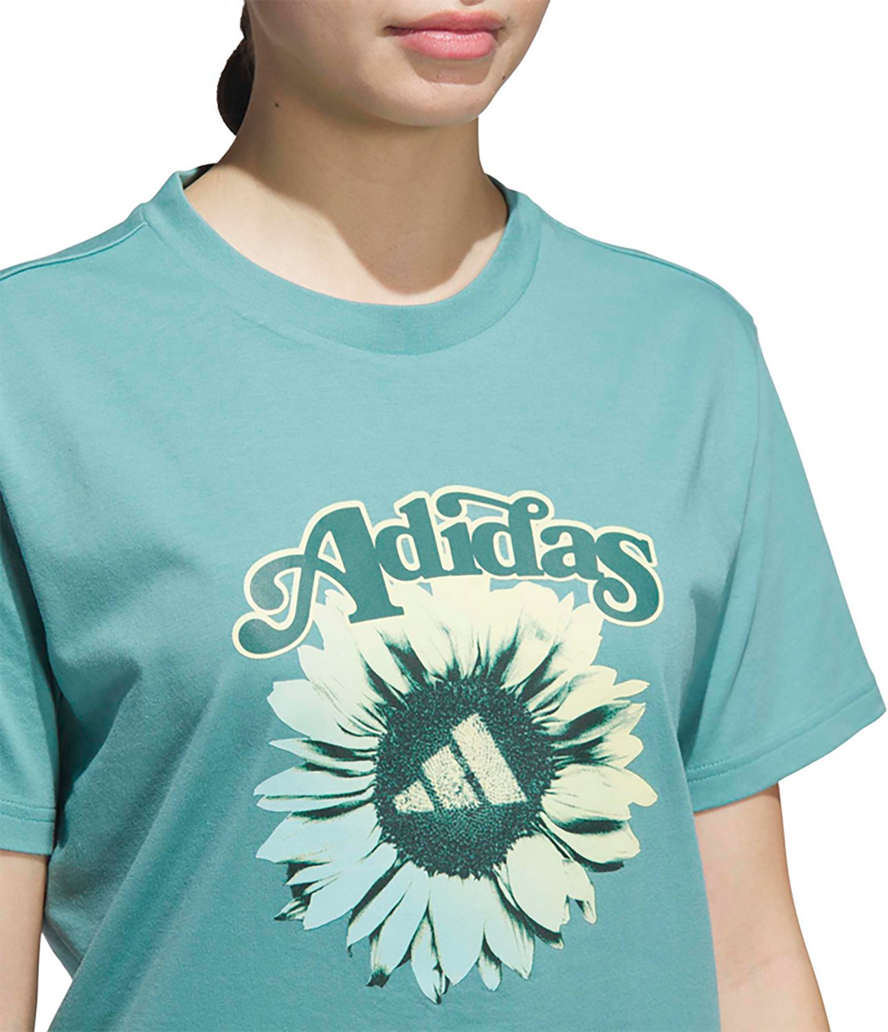 adidas Women's Floral Graphic T-shirt - view number 4