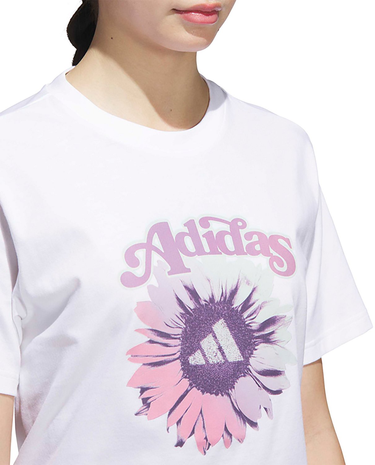 adidas Women's Floral Graphic T-shirt - view number 4
