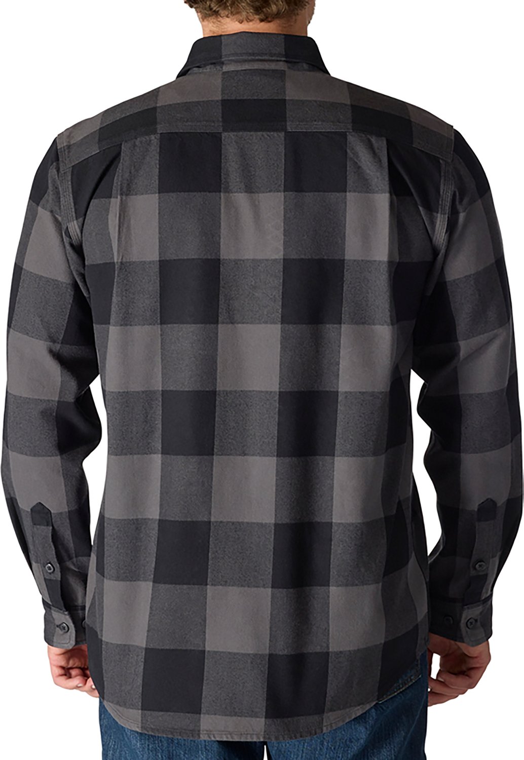 Carhartt Men's Loose Fit Heavyweight Flannel Long-Sleeve Plaid Shirt - view number 3