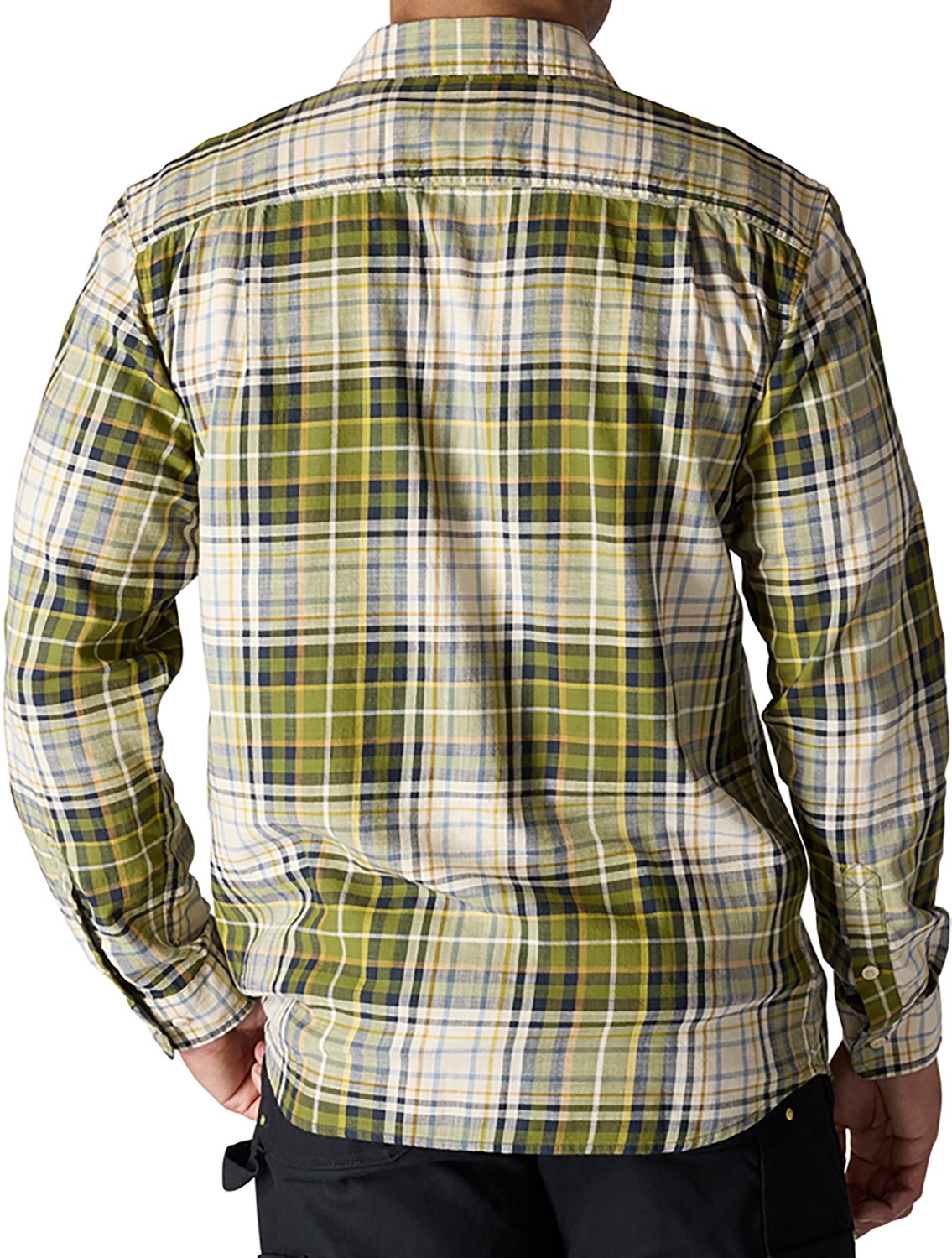 Carhartt Men's Rugged Flex™ Relaxed Fit Lightweight Flannel Long-Sleeve Plaid Shirt - view number 3