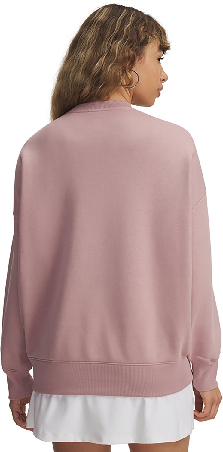 Under Armour Women's Rival Fleece Oversized Varsity Crew Sweatshirt - view number 2