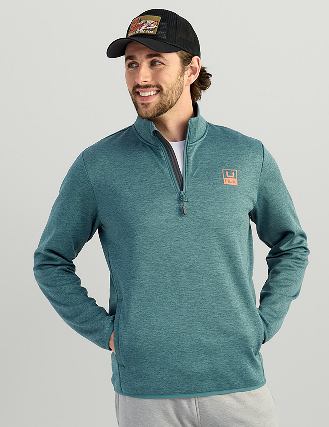 Huk Men's ColdFront 1/4-Zip Top