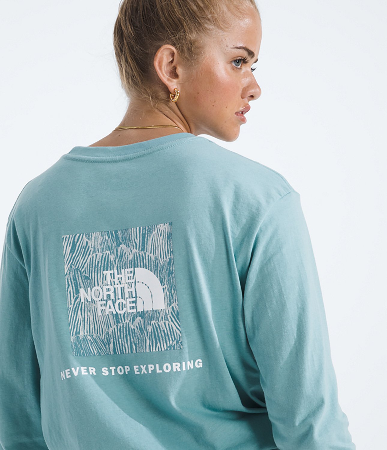 The North Face Women's Evolution Box NSE Fill Long Sleeve Graphic T-shirt - view number 2