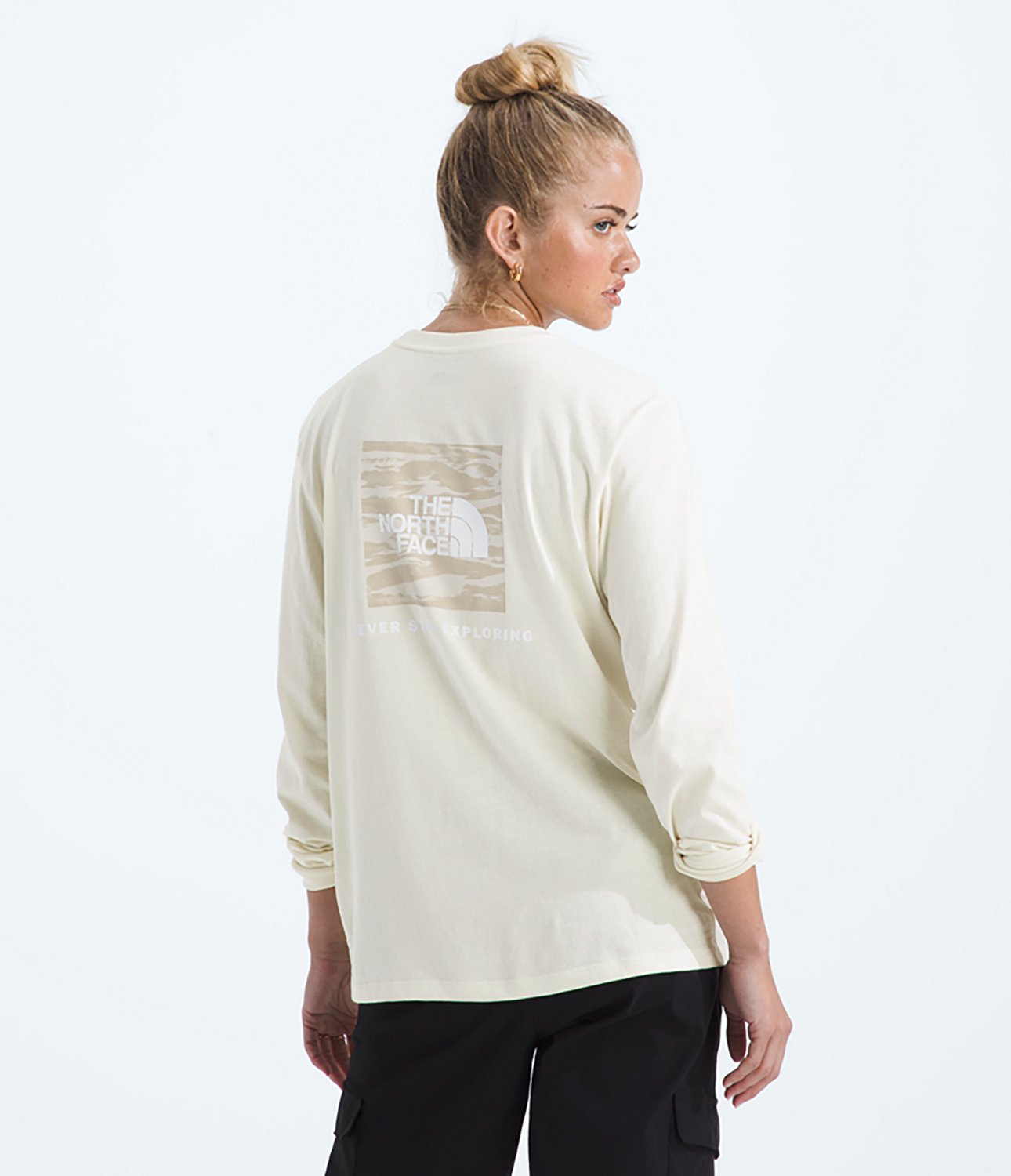 The North Face Women's Evolution Box NSE Fill Light Long Sleeve Graphic T-shirt - view number 2