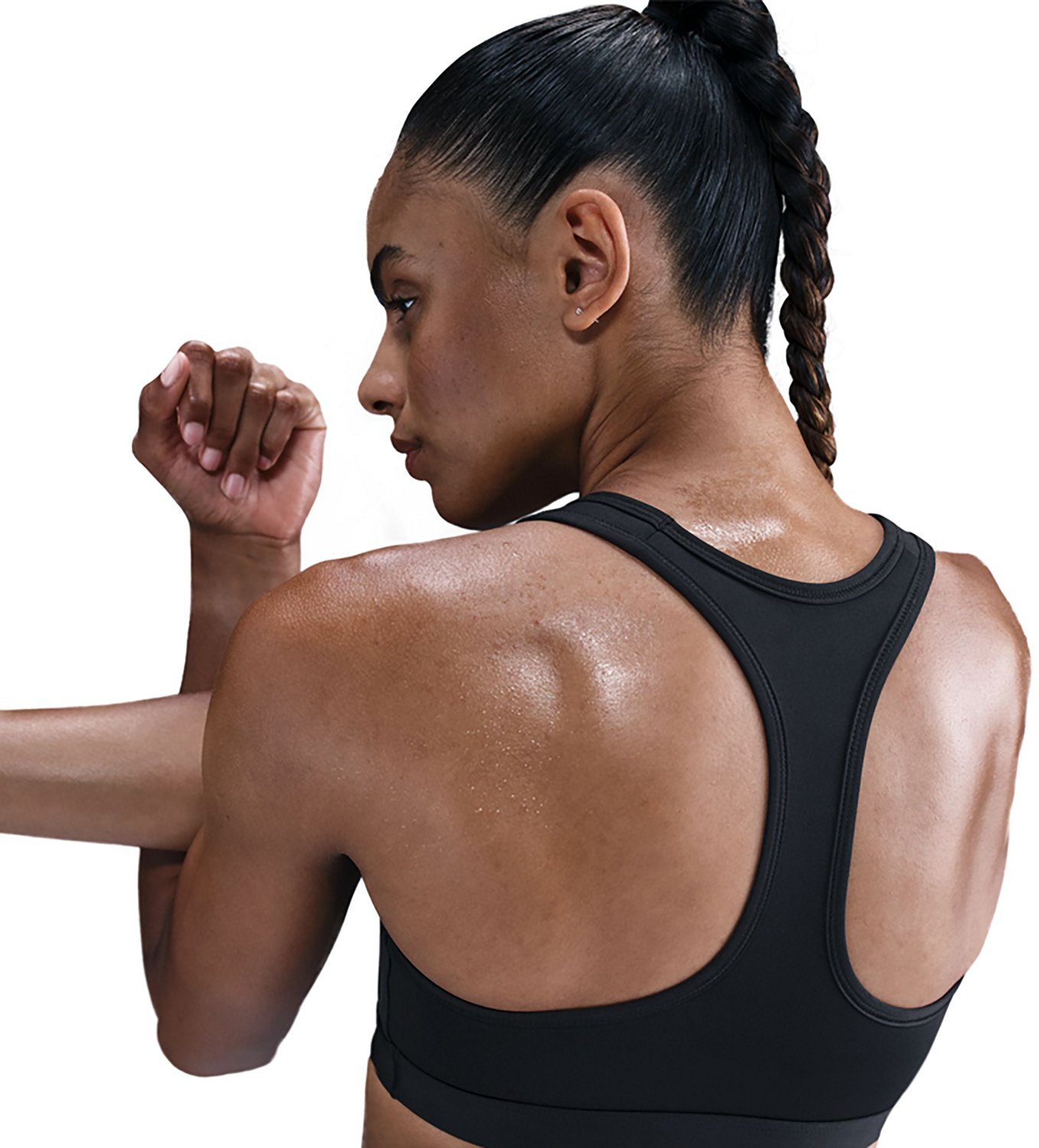 Nike Women's Swoosh Medium Support Nonpadded Sports Bra - view number 4