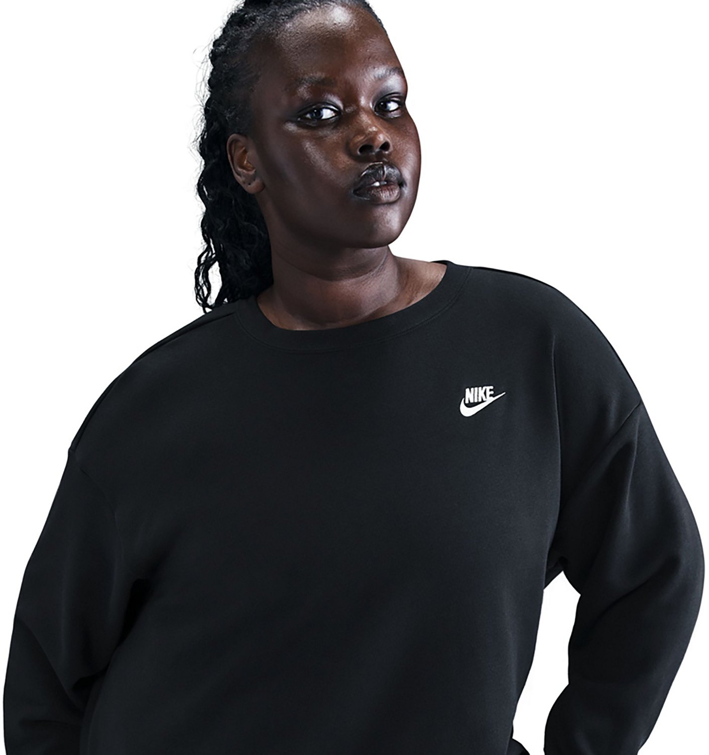 Nike Women's Sportswear Club Fleece Plus Size Crew Neck Sweatshirt - view number 3