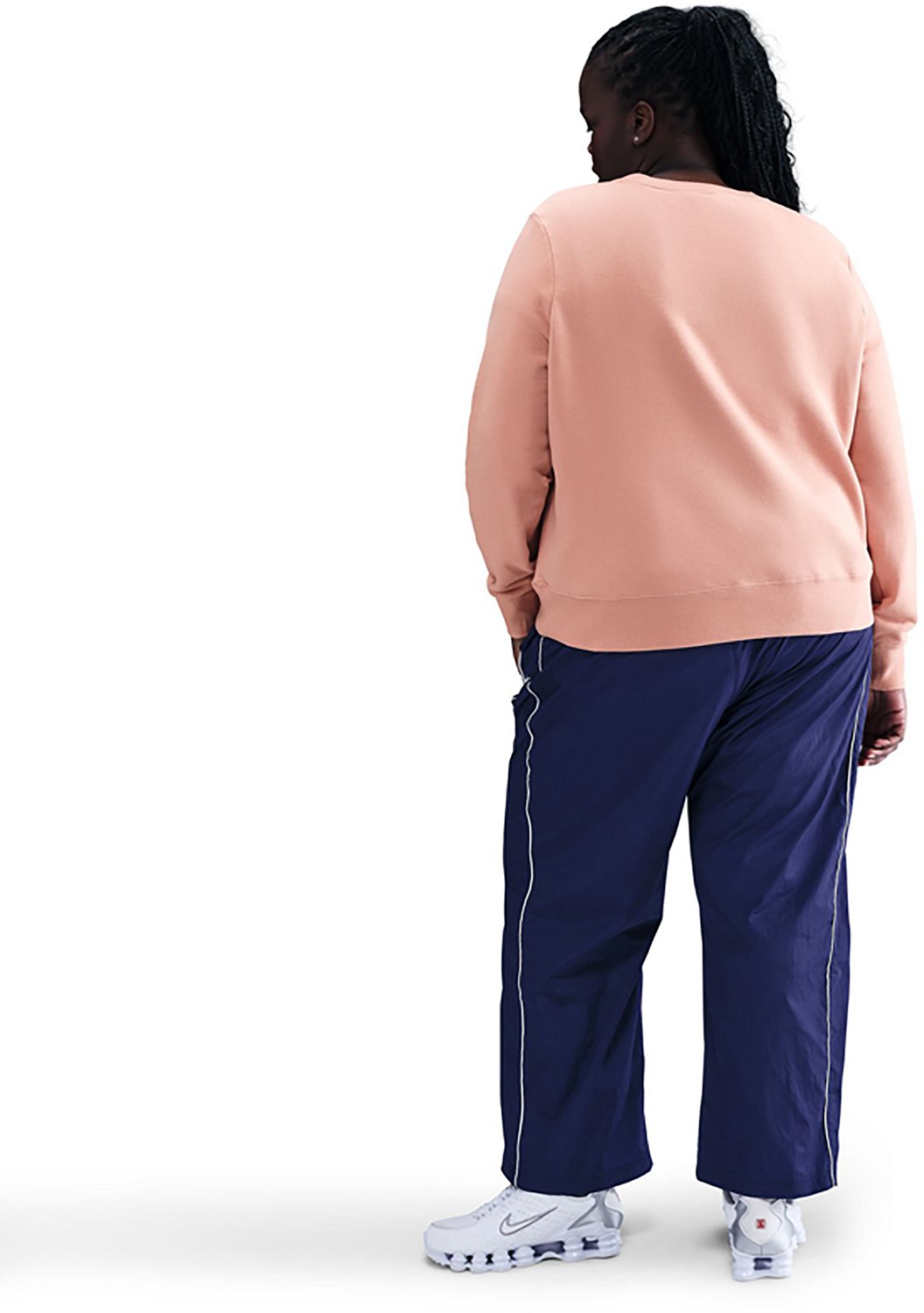 Nike Women's Sportswear Club Fleece GFX Crew Sweatshirt - view number 2