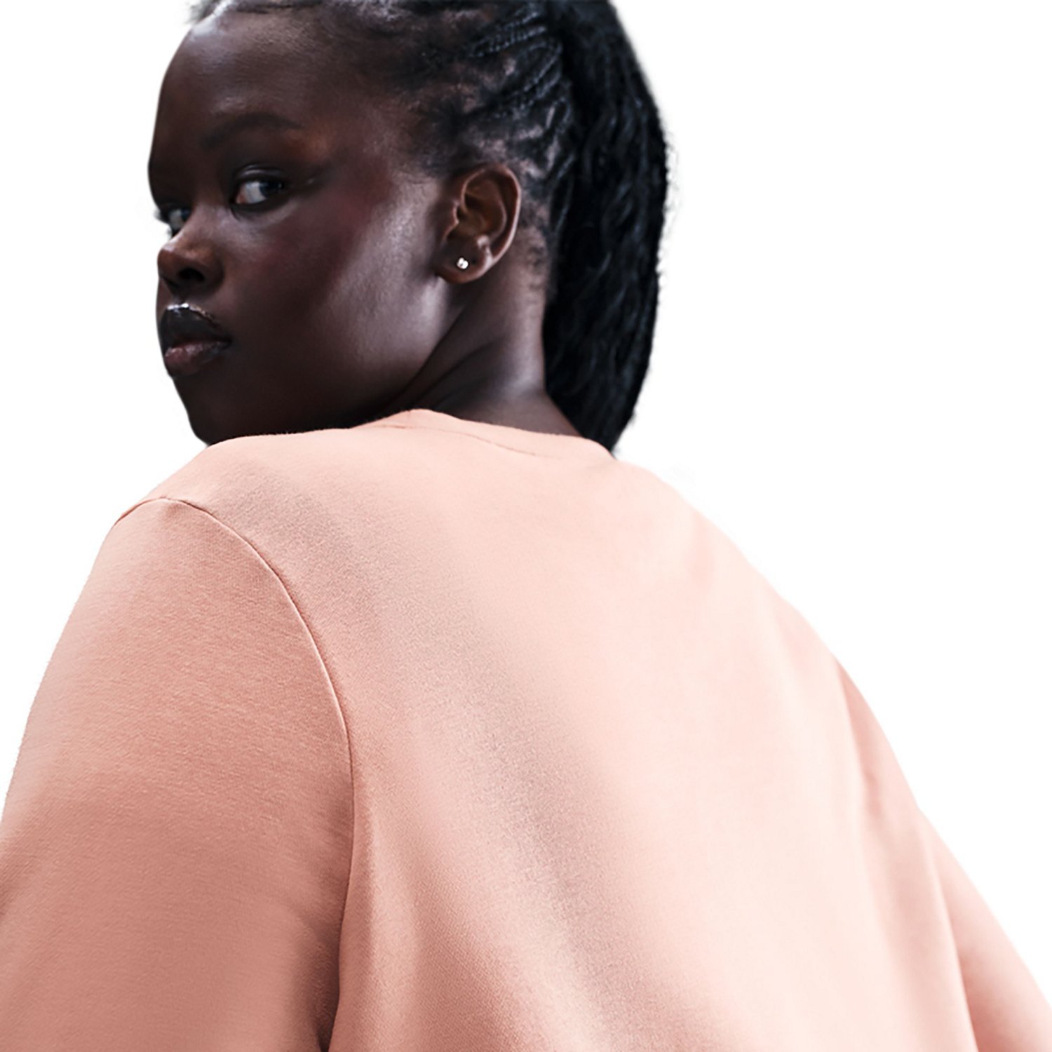 Nike Women's Sportswear Club Fleece GFX Crew Sweatshirt - view number 4