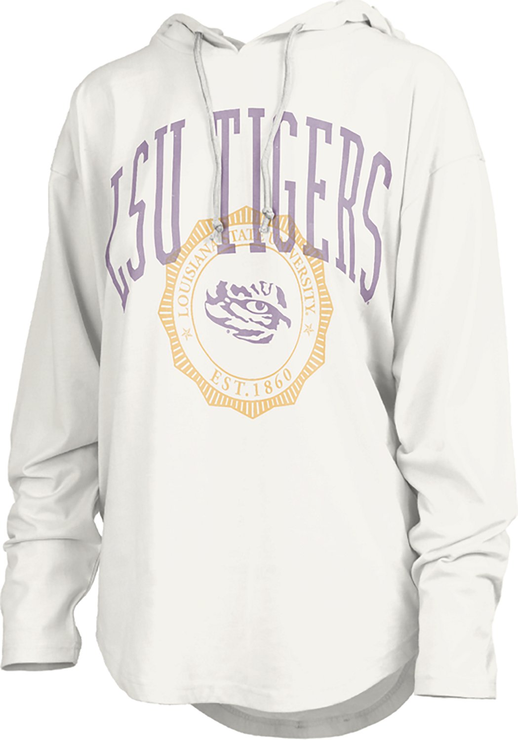 Pressbox Women's LSU Lawrence San Bruno Hooded Long Sleeve Top