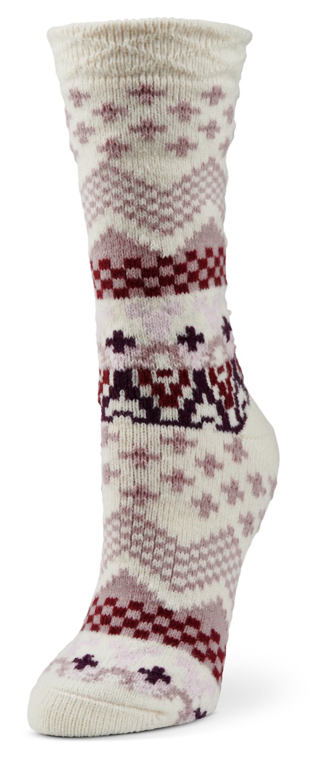 Magellan Outdoors Adults' Fall Quilt Thermal Crew Socks 2-Pack - view number 3