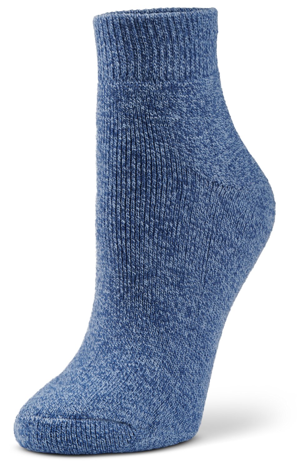 Magellan Outdoors Adults' Brushed Marl Thermal Quarter Socks 2-Pack - view number 3