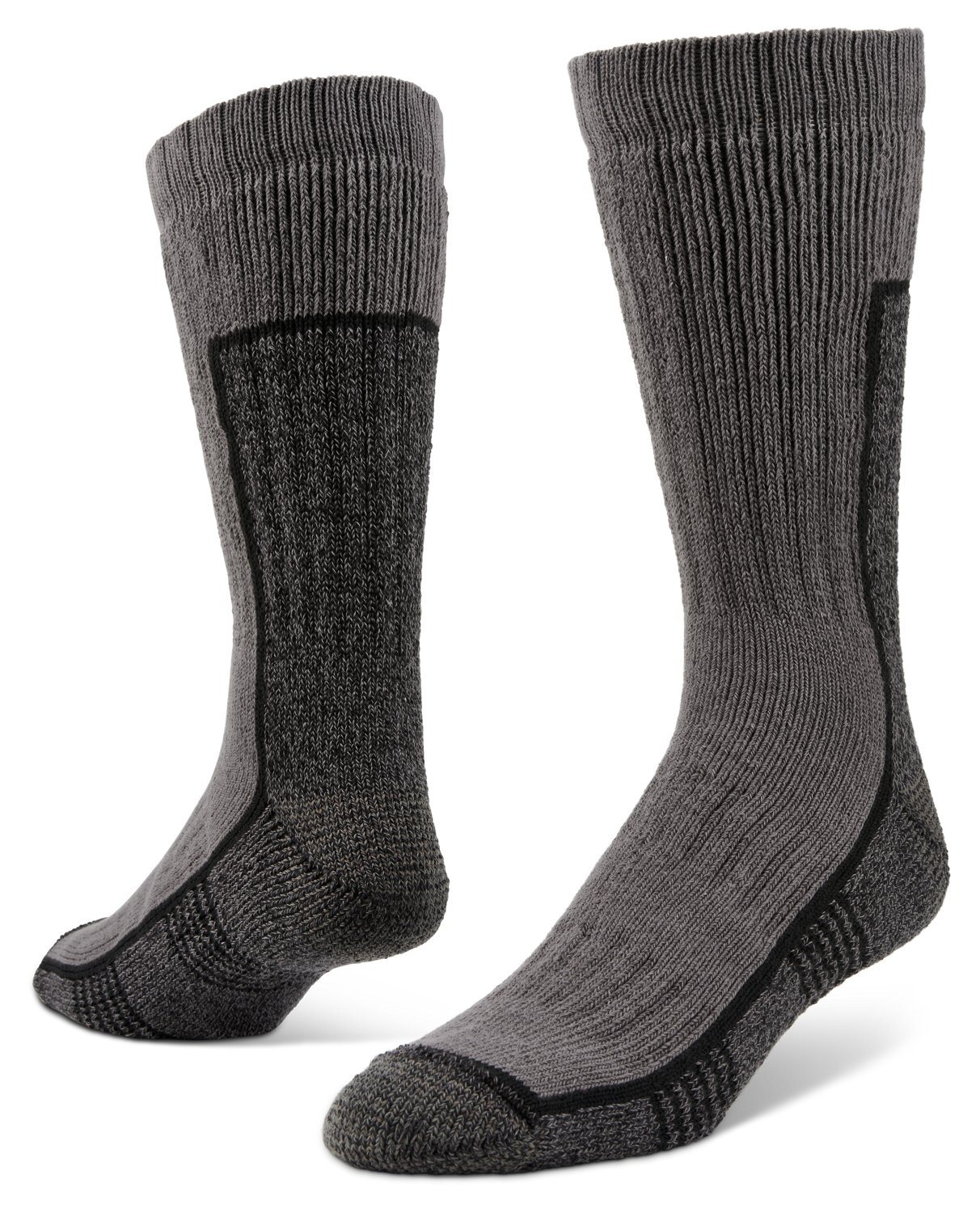 Magellan Outdoors Adults' Accented Stripes Thermal Crew Socks 2-Pack - view number 2