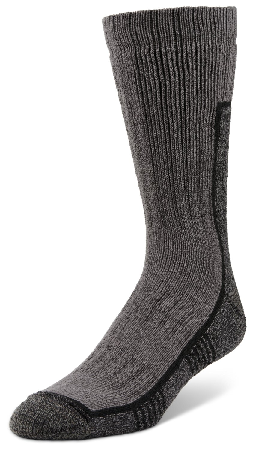 Magellan Outdoors Adults' Accented Stripes Thermal Crew Socks 2-Pack - view number 3