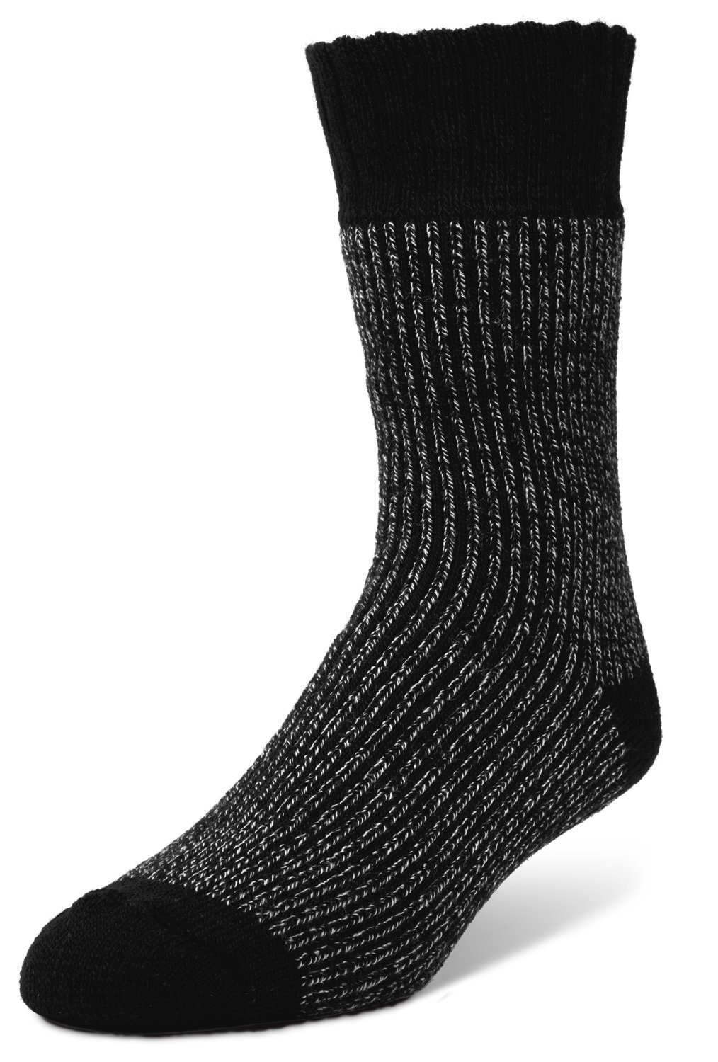 Magellan Outdoors Adults' Brushed Rib Thermal Crew Socks 2-Pack