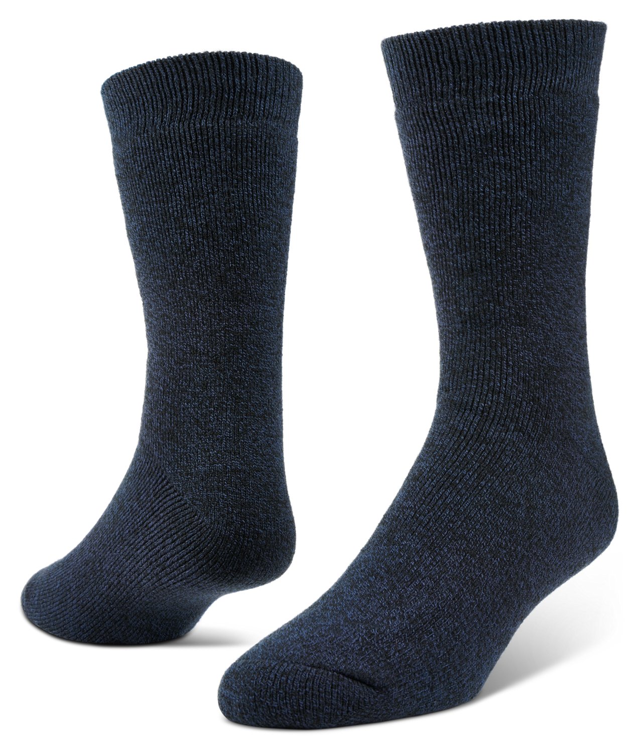 Magellan Outdoors Adults' Brushed Marled Stripes Thermal Crew Socks 2-Pack - view number 2