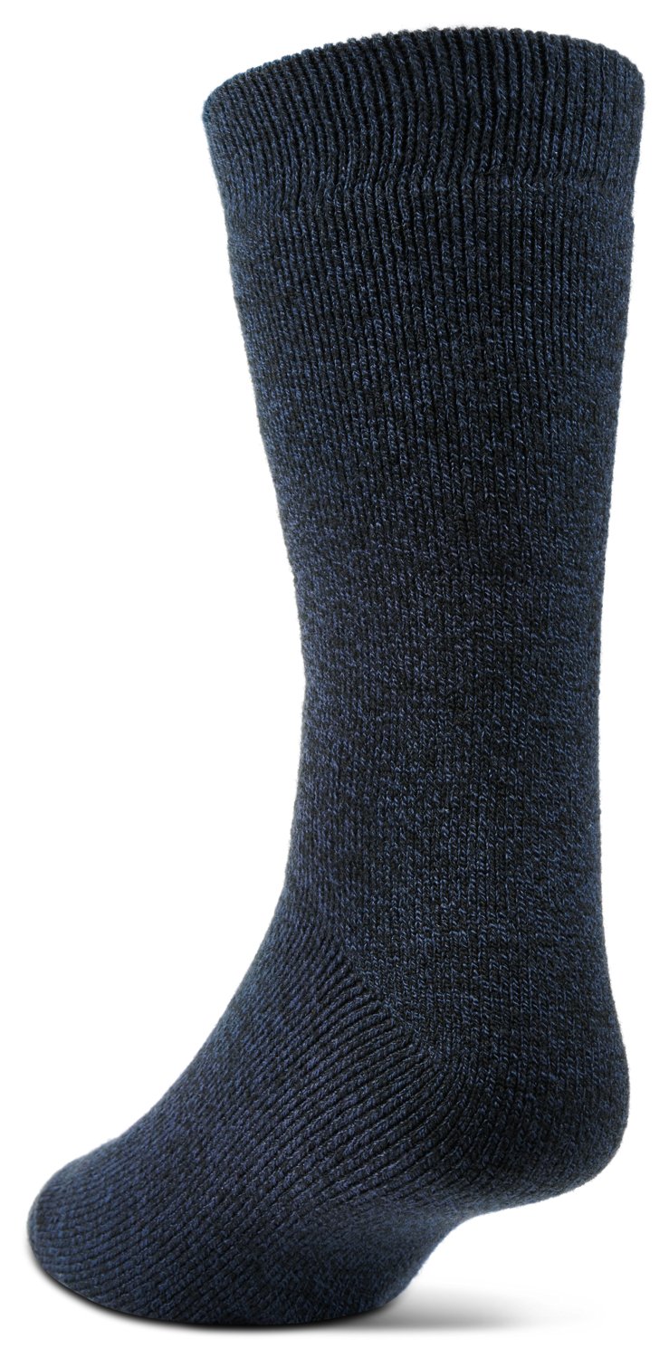 Magellan Outdoors Adults' Brushed Marled Stripes Thermal Crew Socks 2-Pack - view number 4