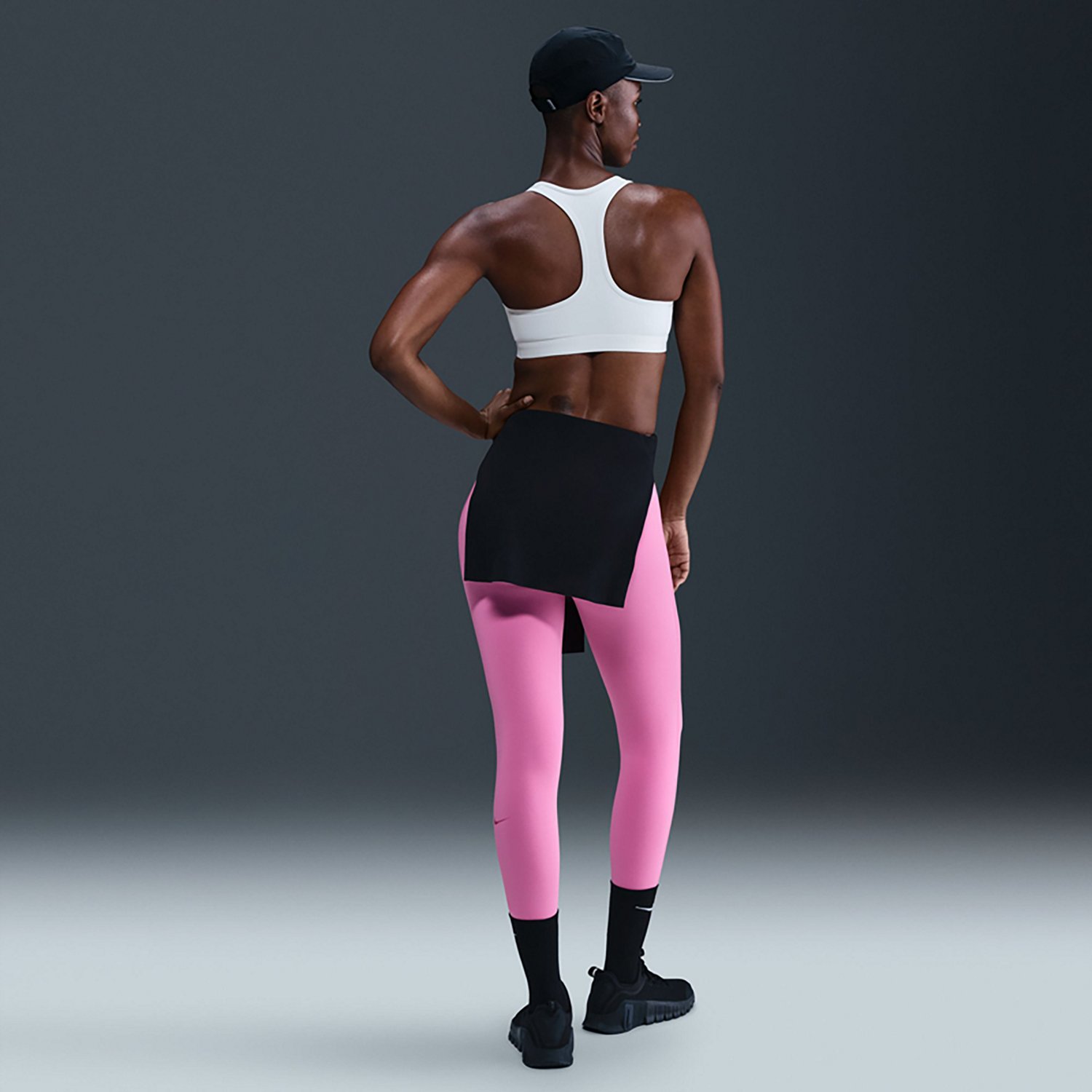 Nike Women's Swoosh Medium Support Nonpadded Sports Bra - view number 4