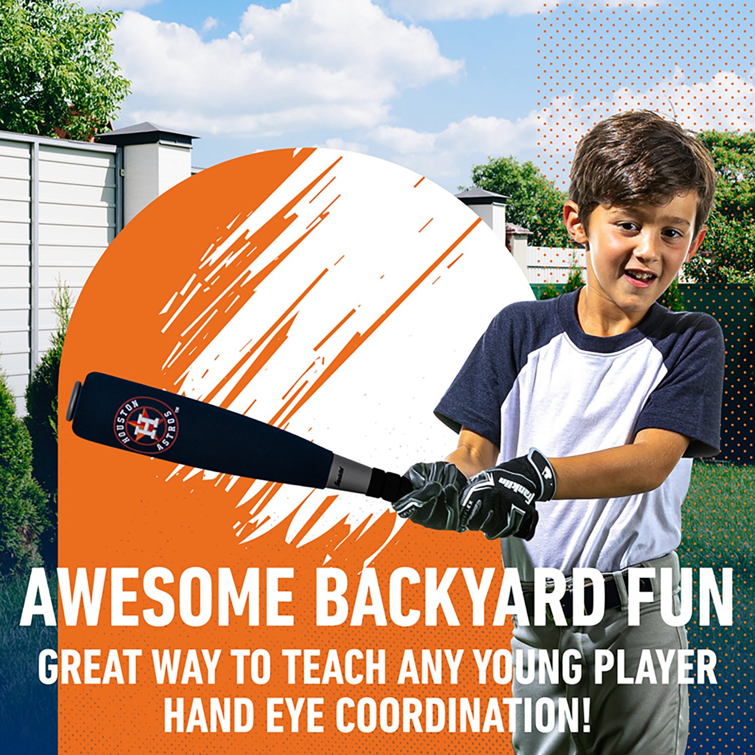 Franklin Houston Astros 21 in Foam Bat and Ball Set - view number 4