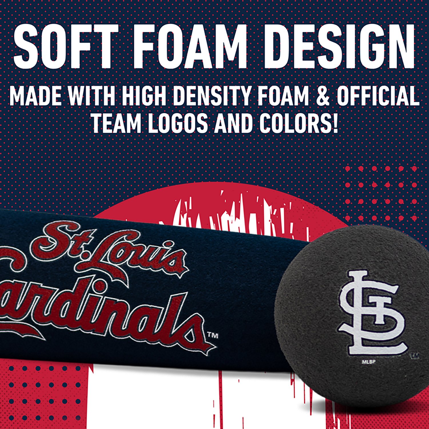 Franklin St. Louis Cardinals Foam Bat & Ball Set - view number 6