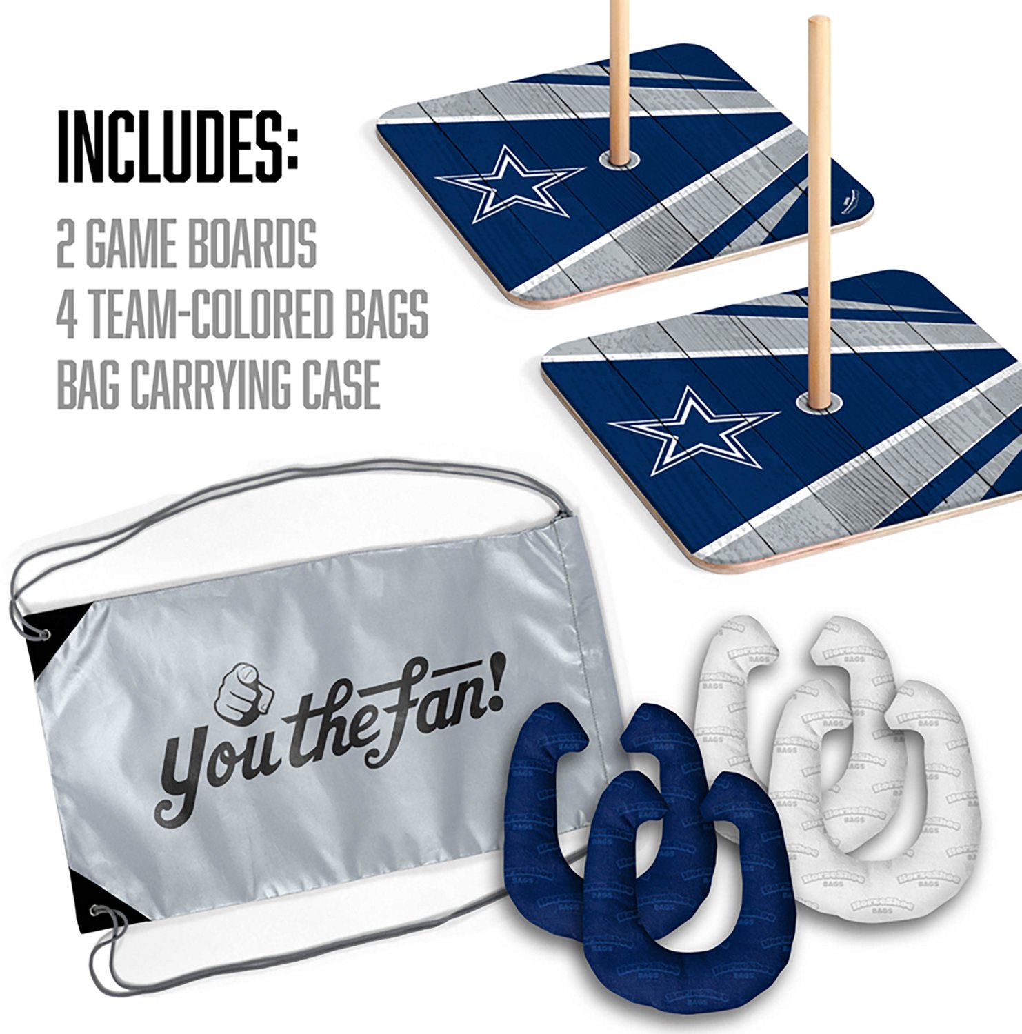 YouTheFan Dallas Cowboys Horseshoe Bag Toss - view number 3