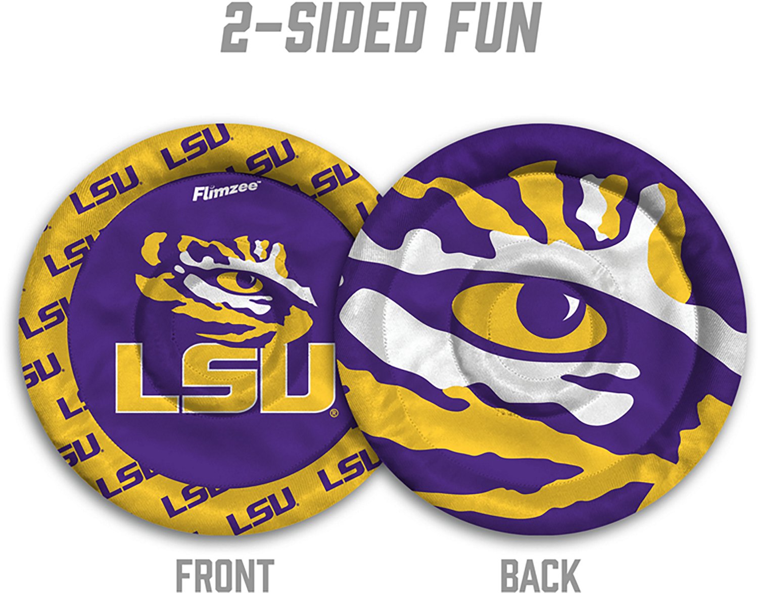 YouTheFan Louisiana State University Tigers Flimzee Bean-Bag Flying Disc - view number 3