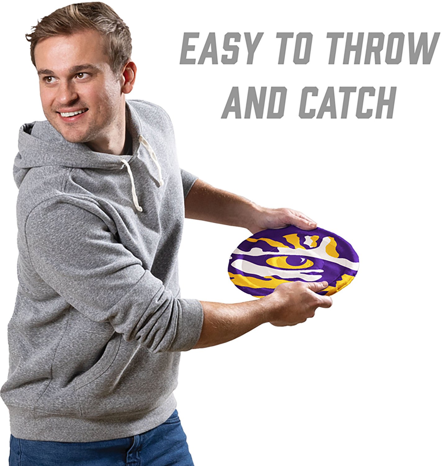 YouTheFan Louisiana State University Tigers Flimzee Bean-Bag Flying Disc - view number 4