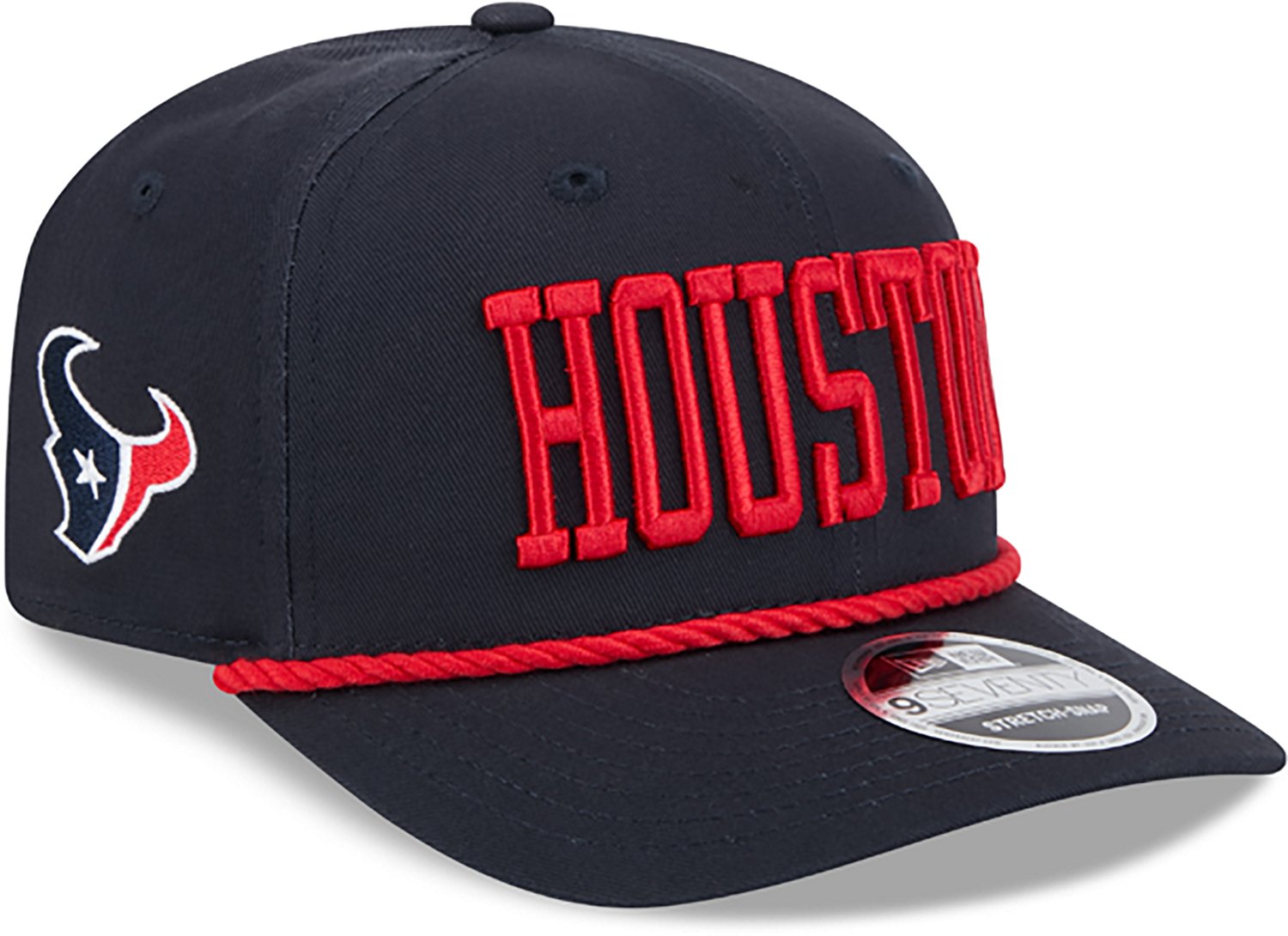 New Era Adults' Houston Texans Wordmark 9SEVENTY Cap - view number 2