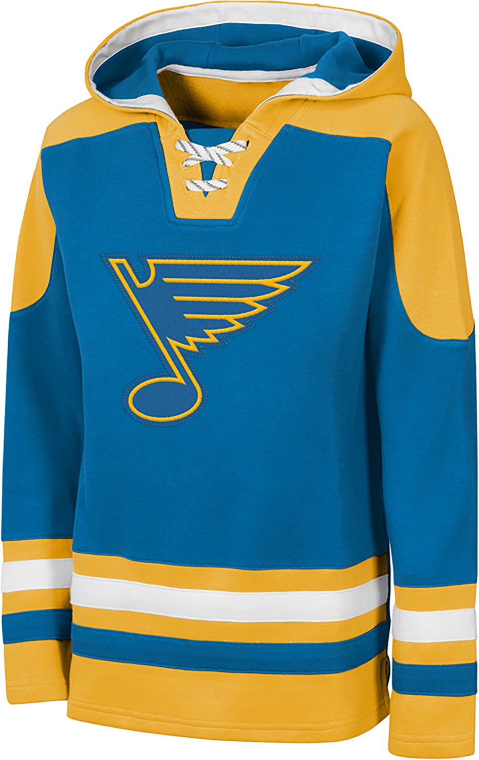 Outerstuff Boys' St. Louis Blues Ageless Must Have Home Fleece Hockey Hoodie - view number 2