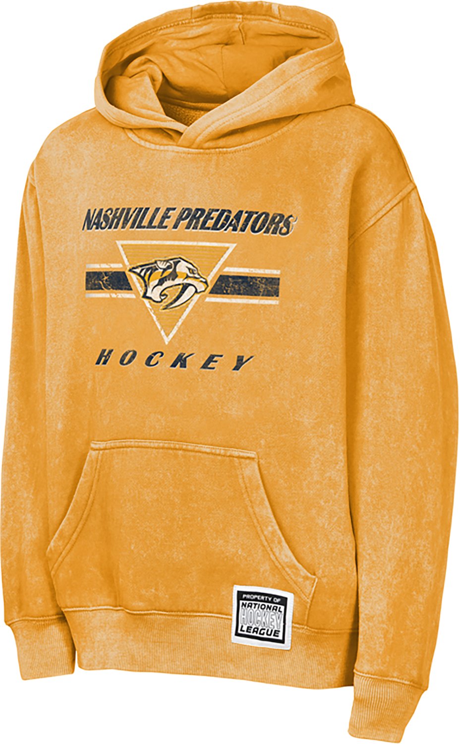Outerstuff Boys' Nashville Predators Mineral Wash Fleece Hoodie - view number 2