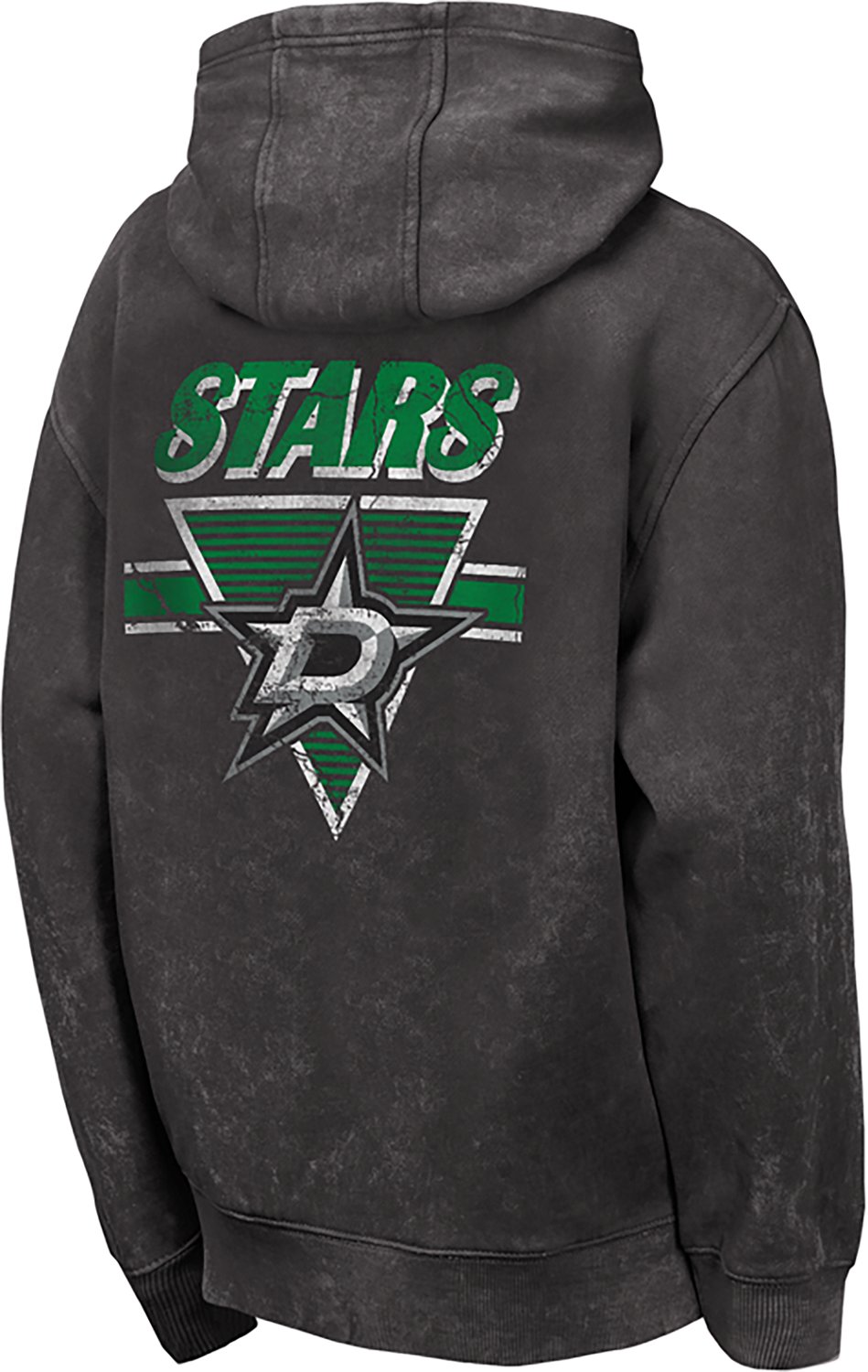 Outerstuff Boys' Dallas Stars Mineral Wash Fleece Hoodie - view number 3