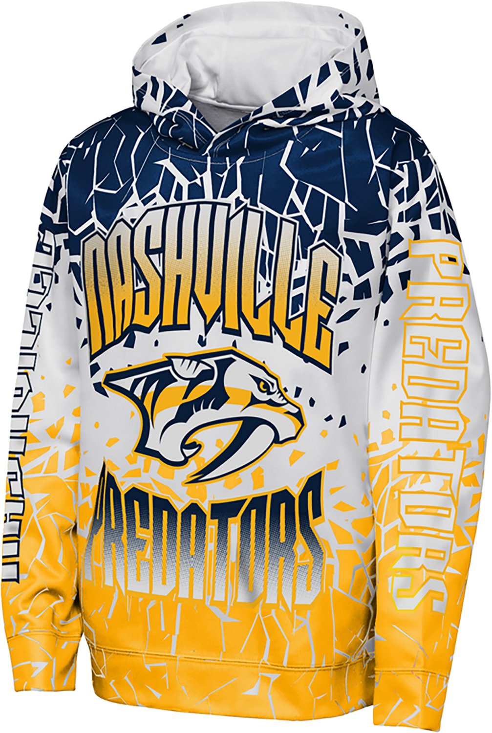 Outerstuff Boys' Nashville Predators Frozen Frenzy Sublimated Pullover Hoodie - view number 2