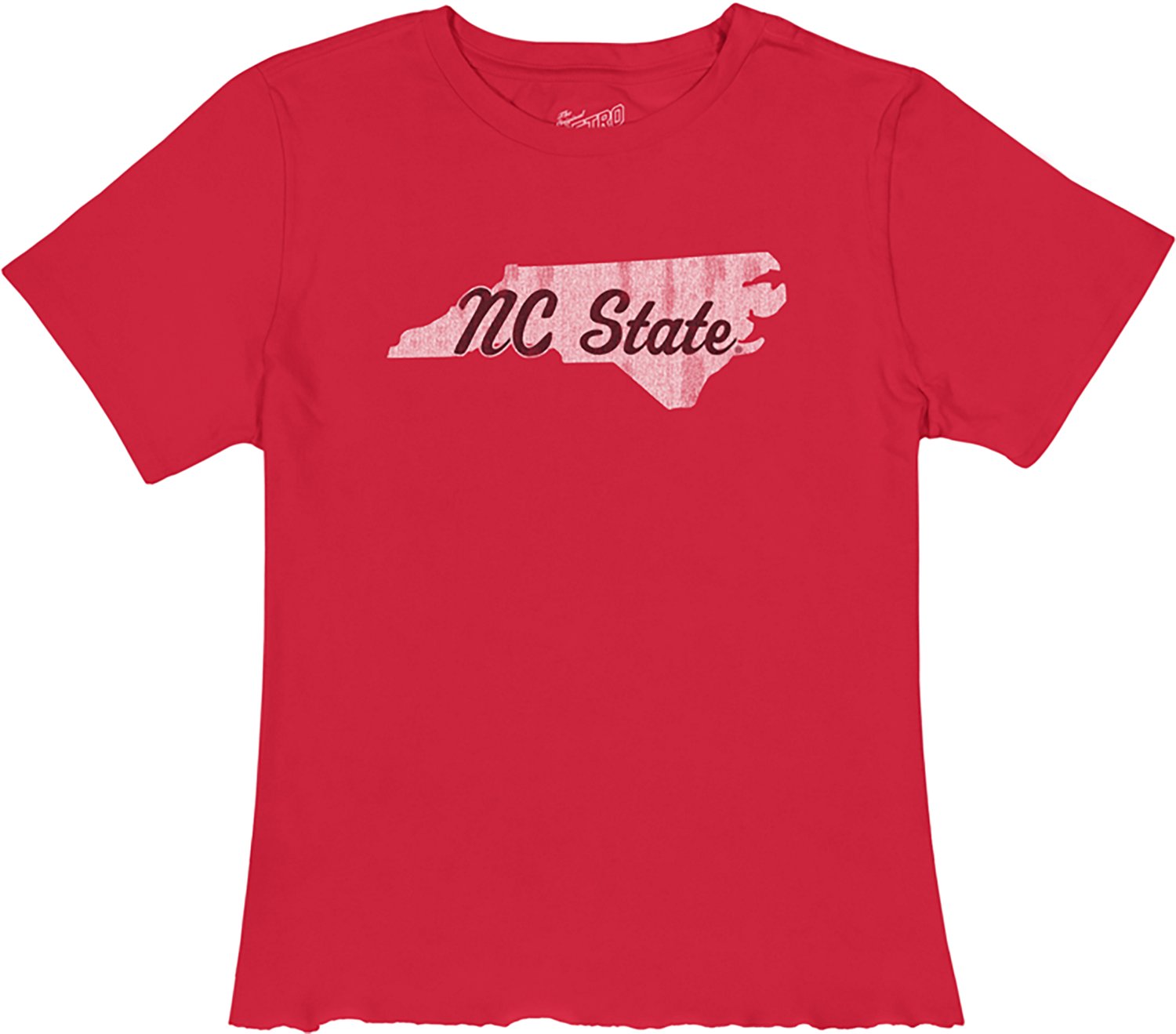 WILDCAT RETRO Women's NC State University State Script Meet and Greet T-shirt