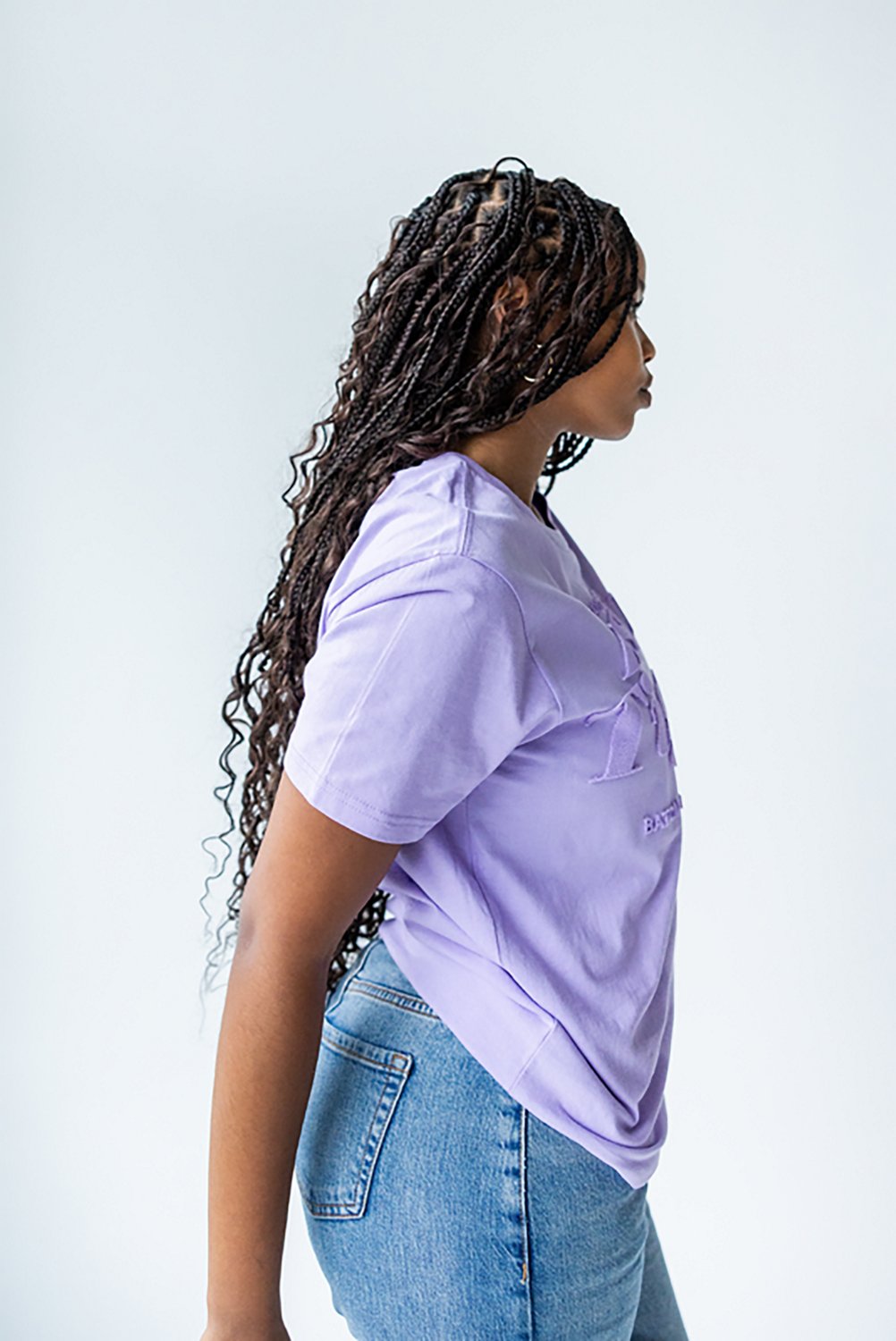 Gameday Social Women's LSU Tigers Hansen Brush T-shirt - view number 3