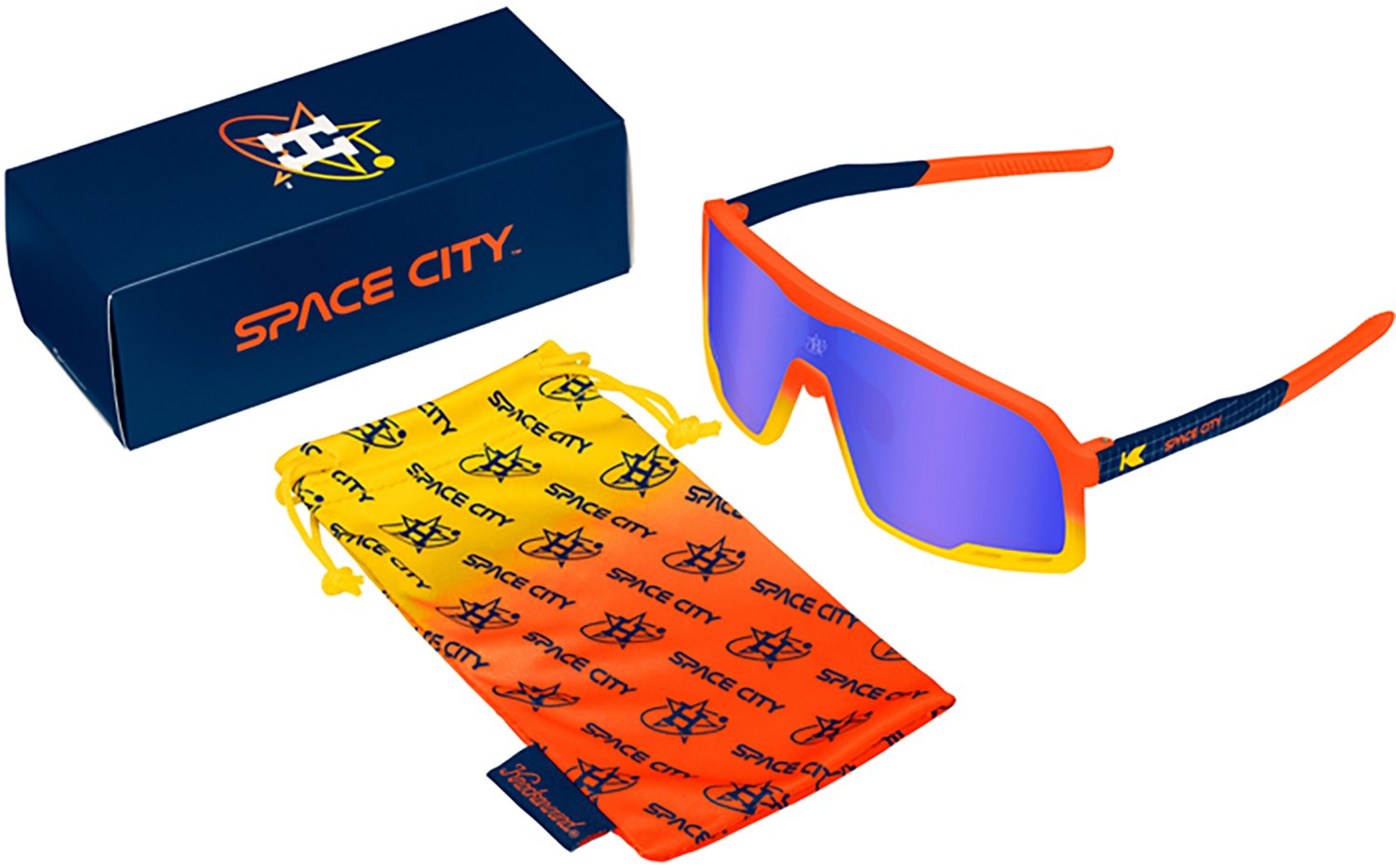 Knockaround Adult's Houston Astros MLB City Connect Campeones Sunglasses - view number 6