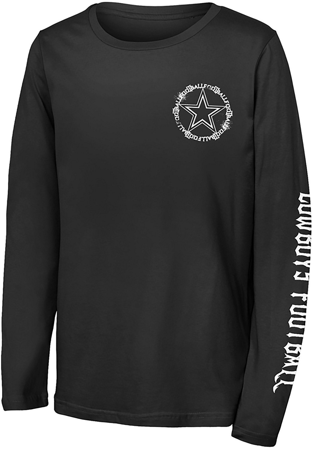 Outerstuff Dallas Cowboys Rumble Sleeve Long Sleeve Graphic T-shirt - view number 2