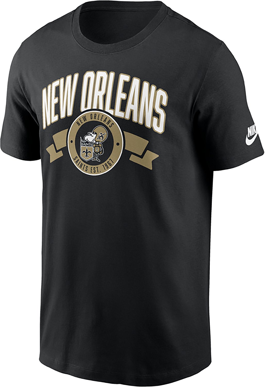 Nike Men's Saints Rewind Front and Back Hit Essential T-shirt - view number 2
