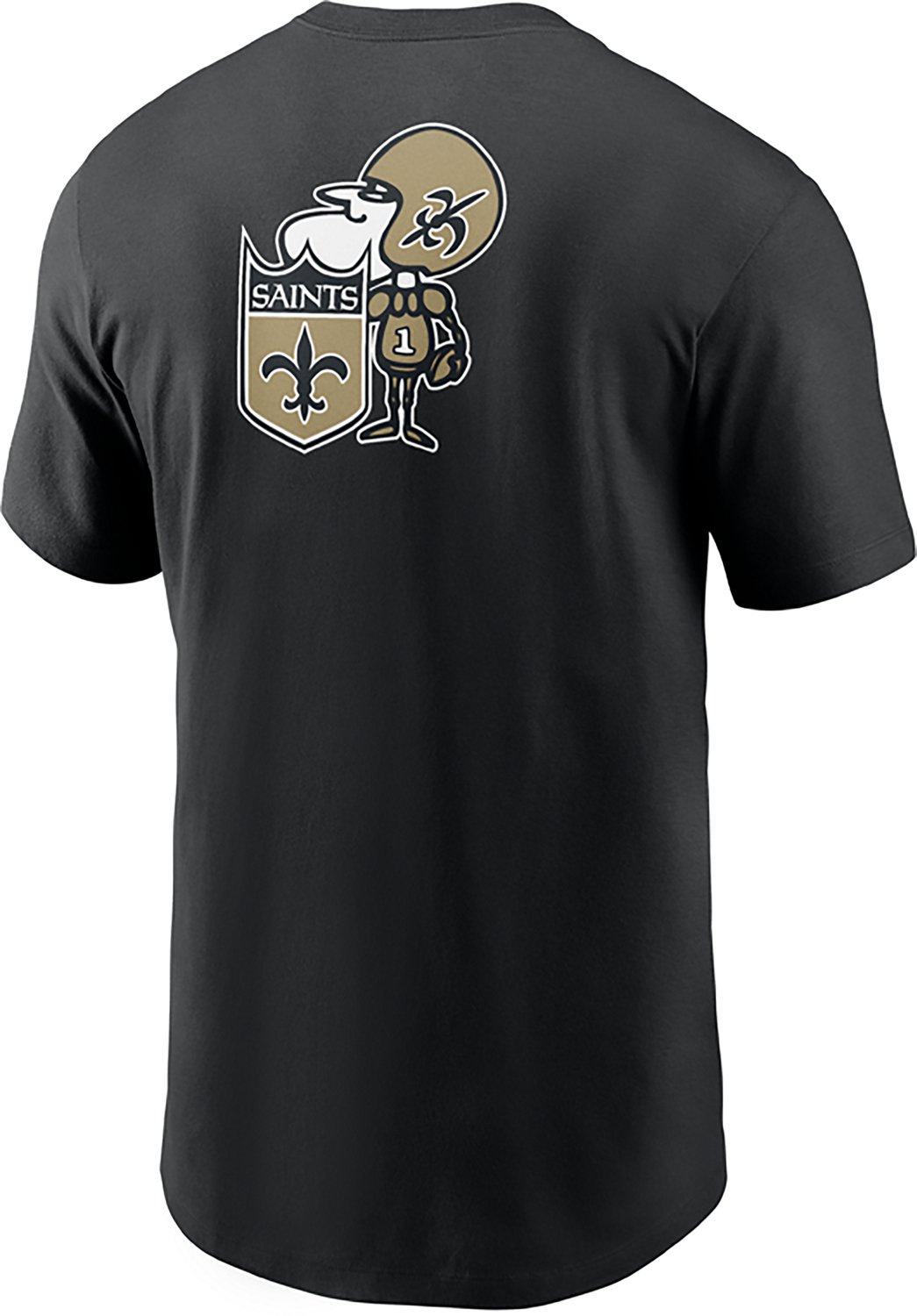 Nike Men's Saints Rewind Front and Back Hit Essential T-shirt - view number 3